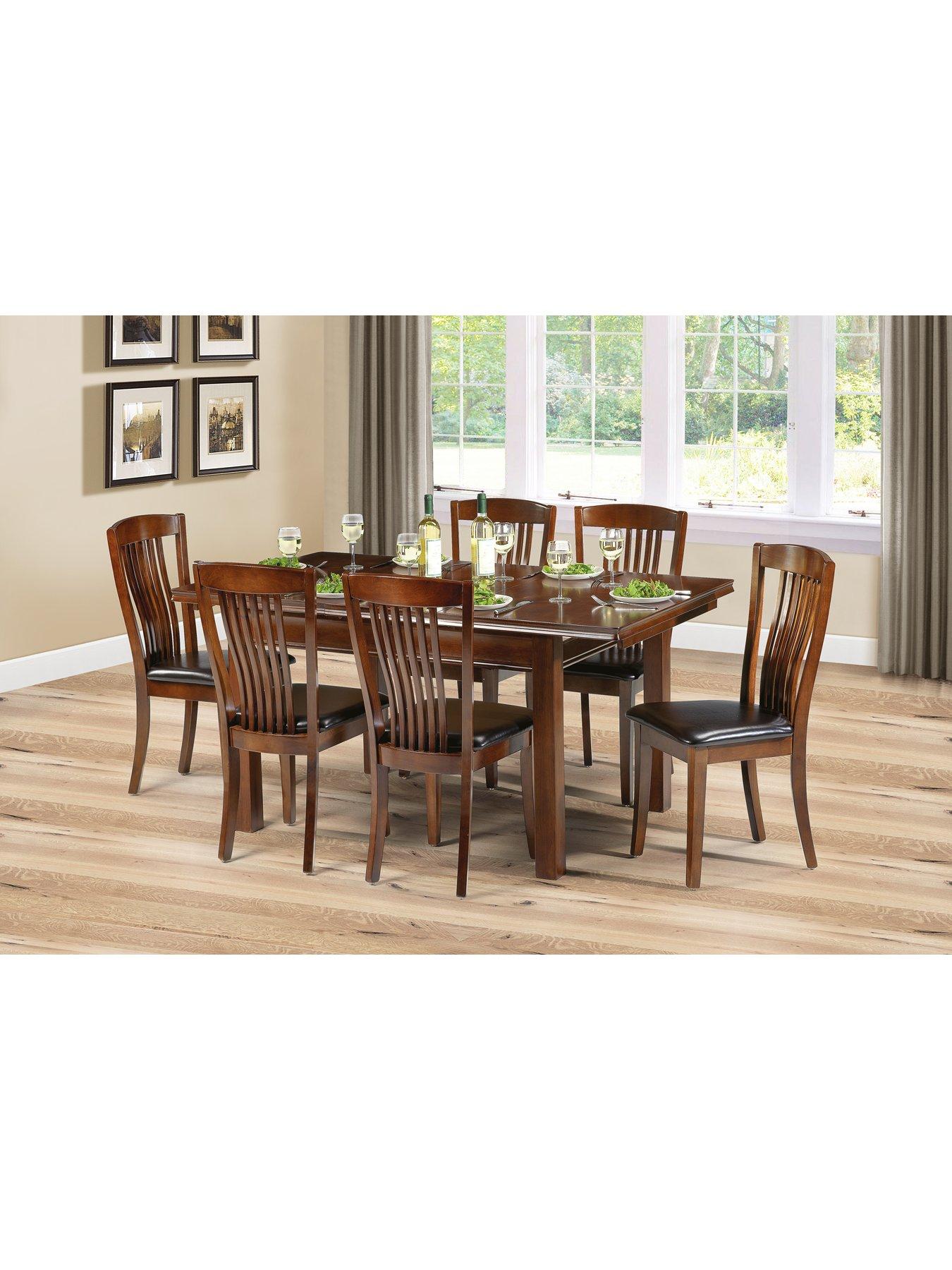 julian-bowen-canterbury-120-160-cm-extending-table-and-6-chairsfront