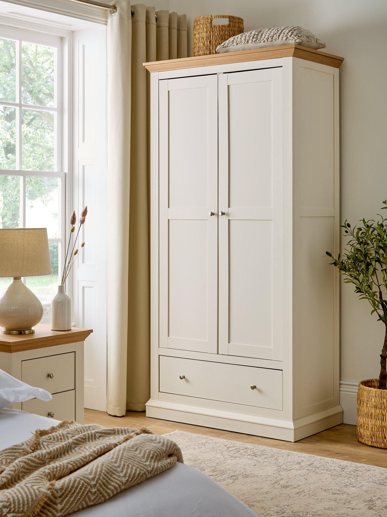 The Very Collection Hanna 2 Door 1 Drawer Wardrobe