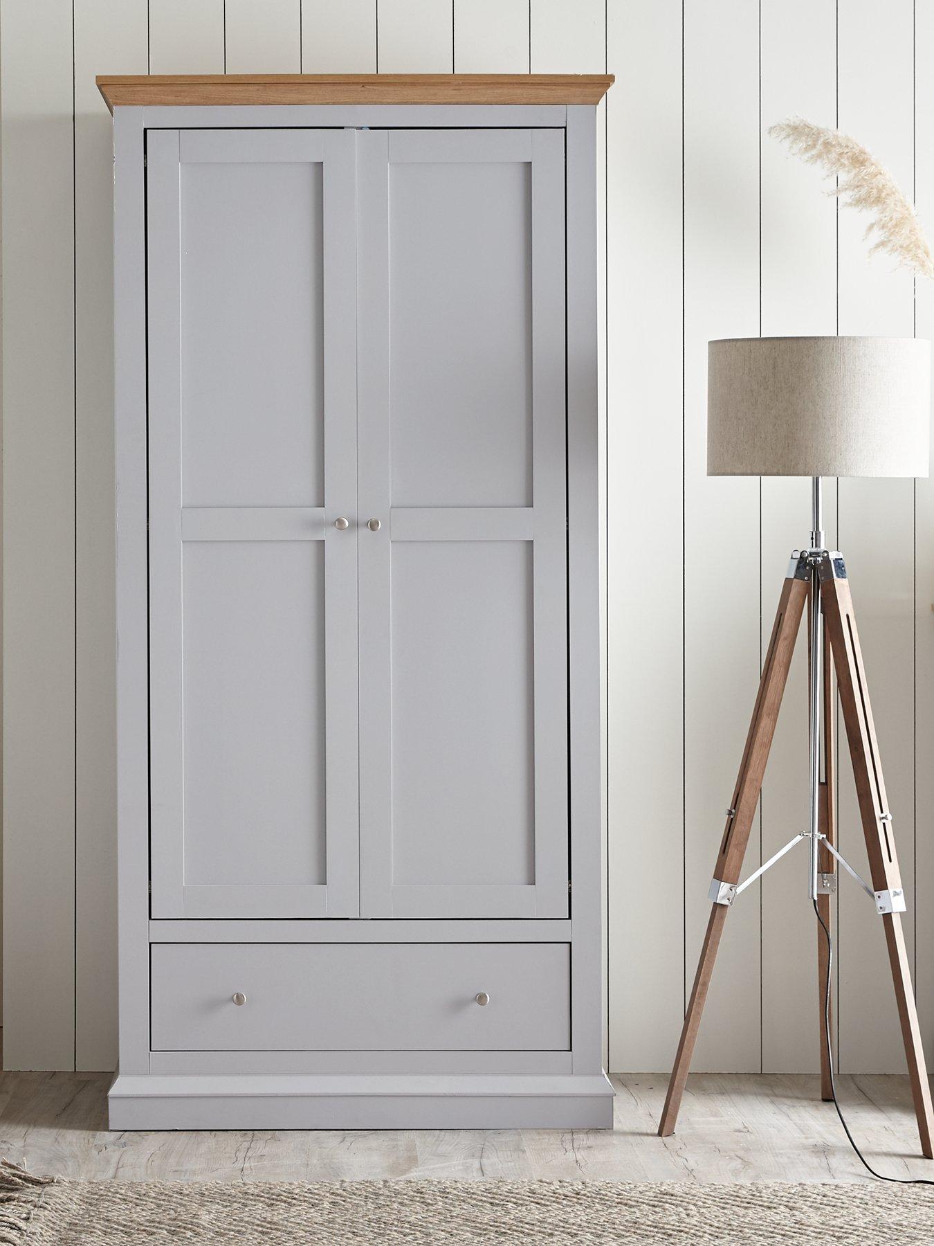 The Very Collection Hanna 2 Door 1 Drawer Wardrobe