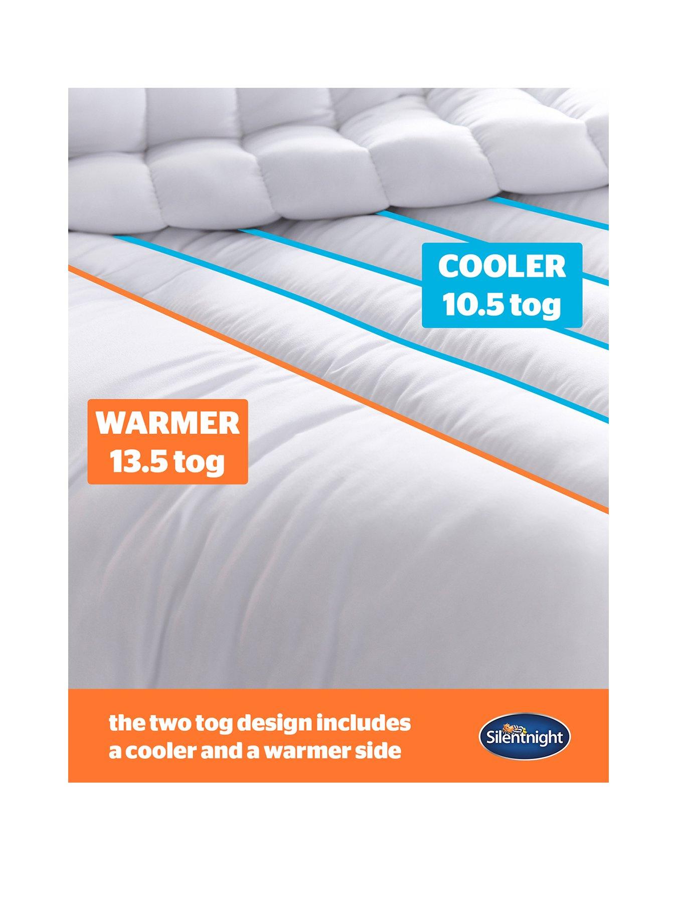 Image 2 of 7 of Silentnight Yours and Mine 10.5/13.5 Tog Duvet
