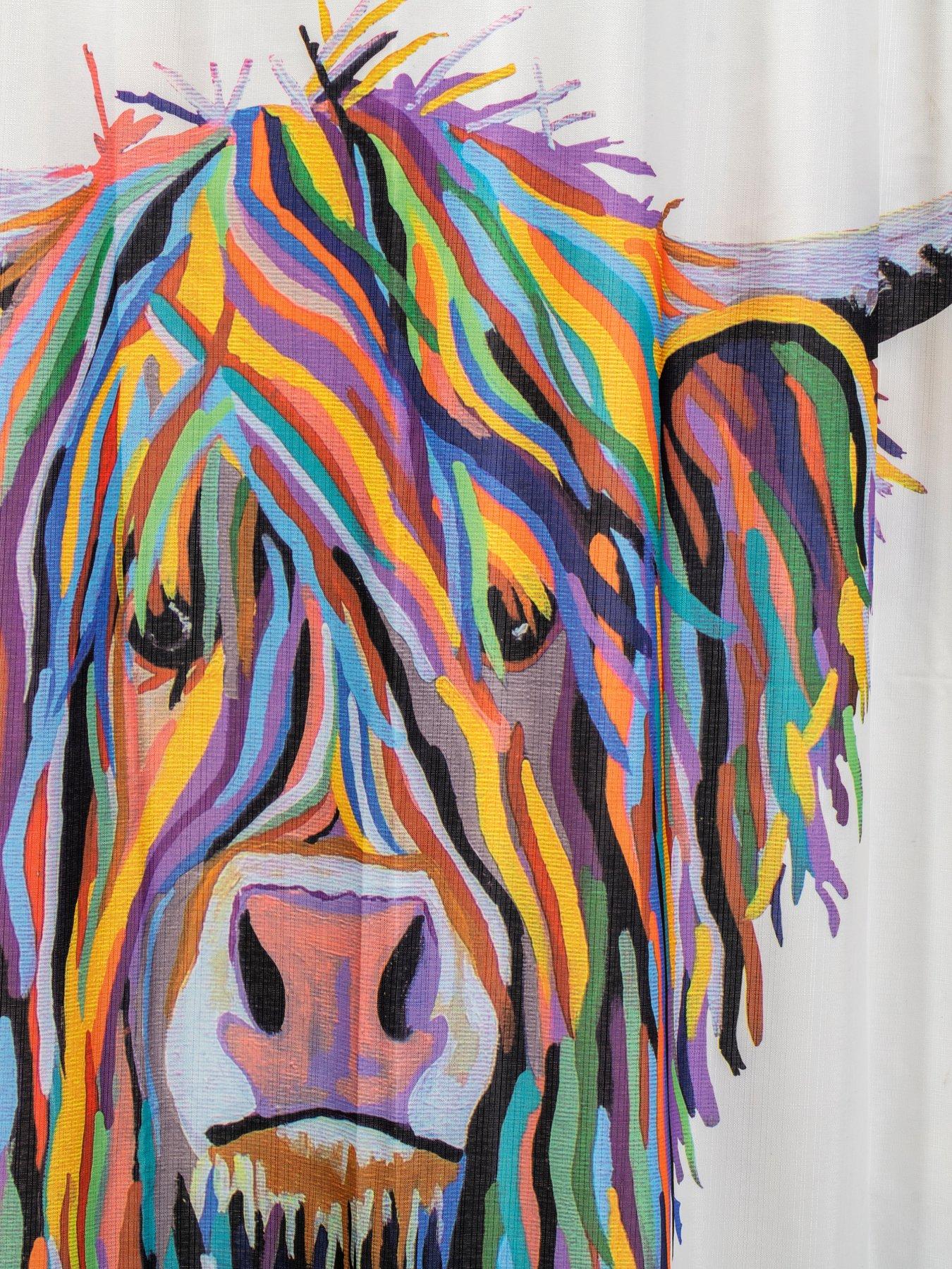 Image 3 of 5 of Croydex Steven Brown Angus McMoo Shower Curtain