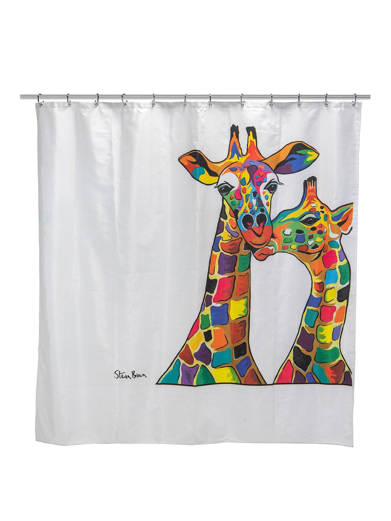 undefined Steven Brown Francie and Josie McZoo Shower Curtain