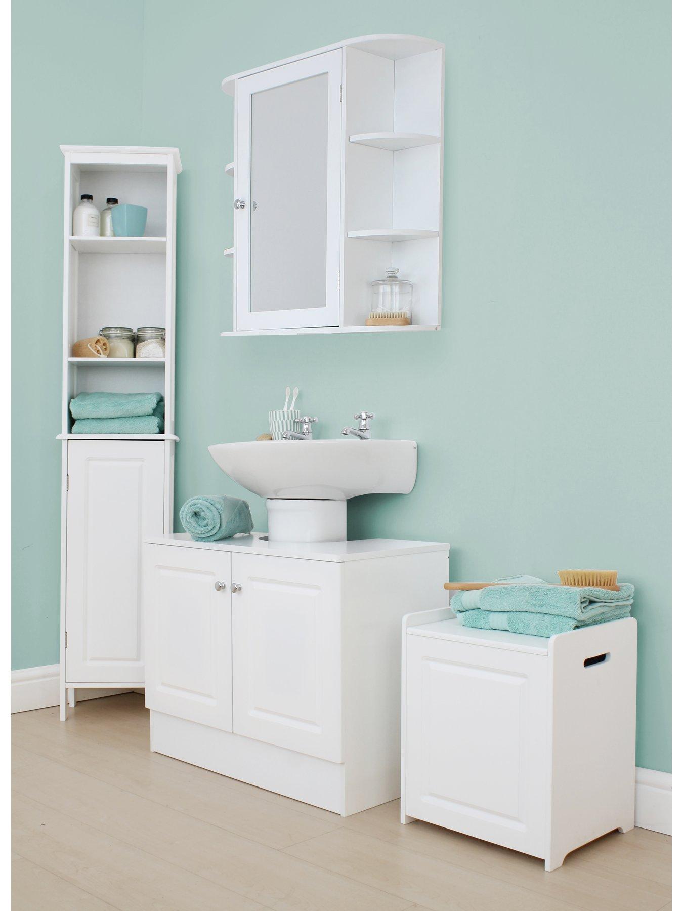 Tall under deals sink bathroom cabinet