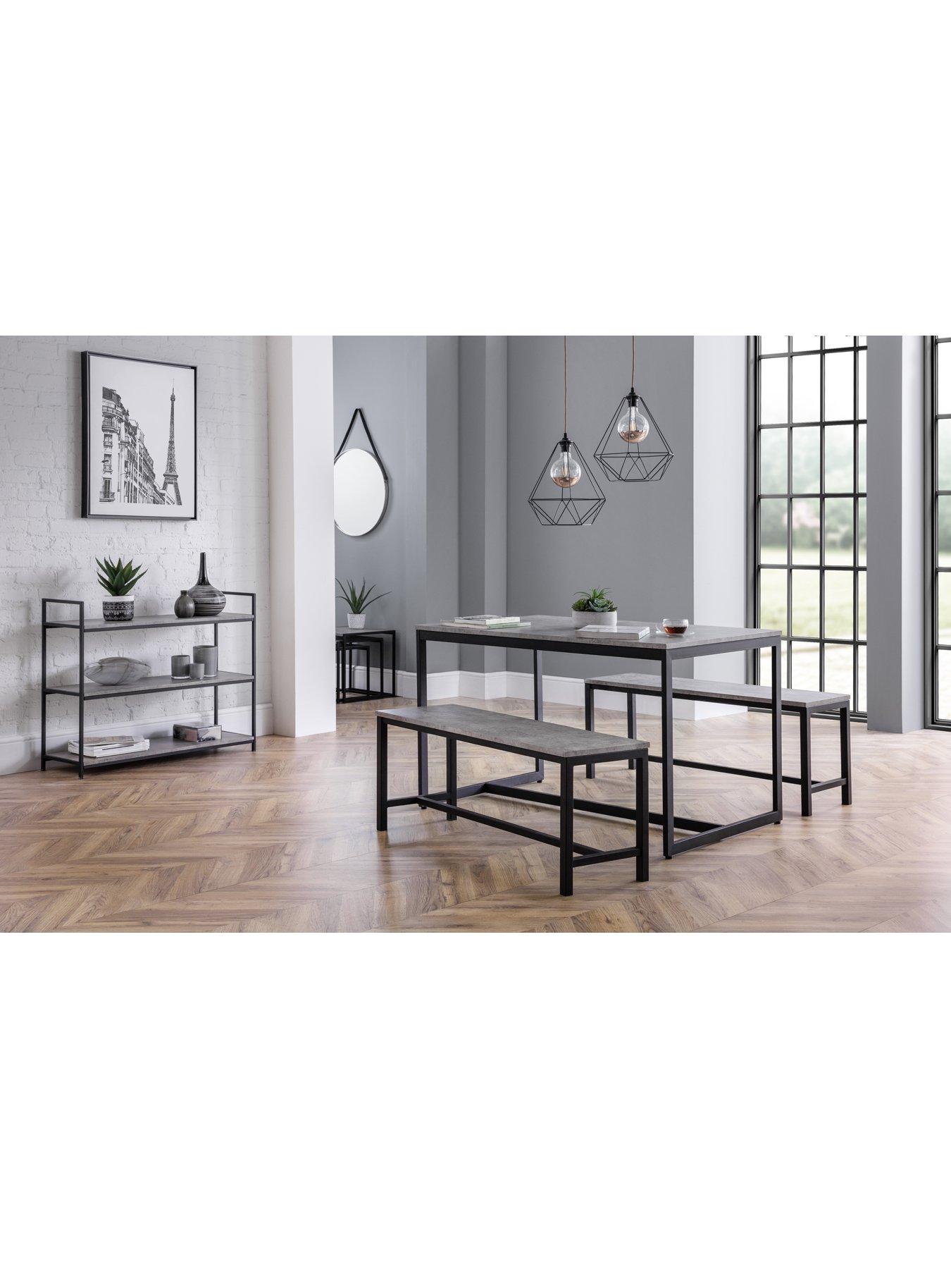 julian-bowen-staten-120-cm-dining-table-2-benches