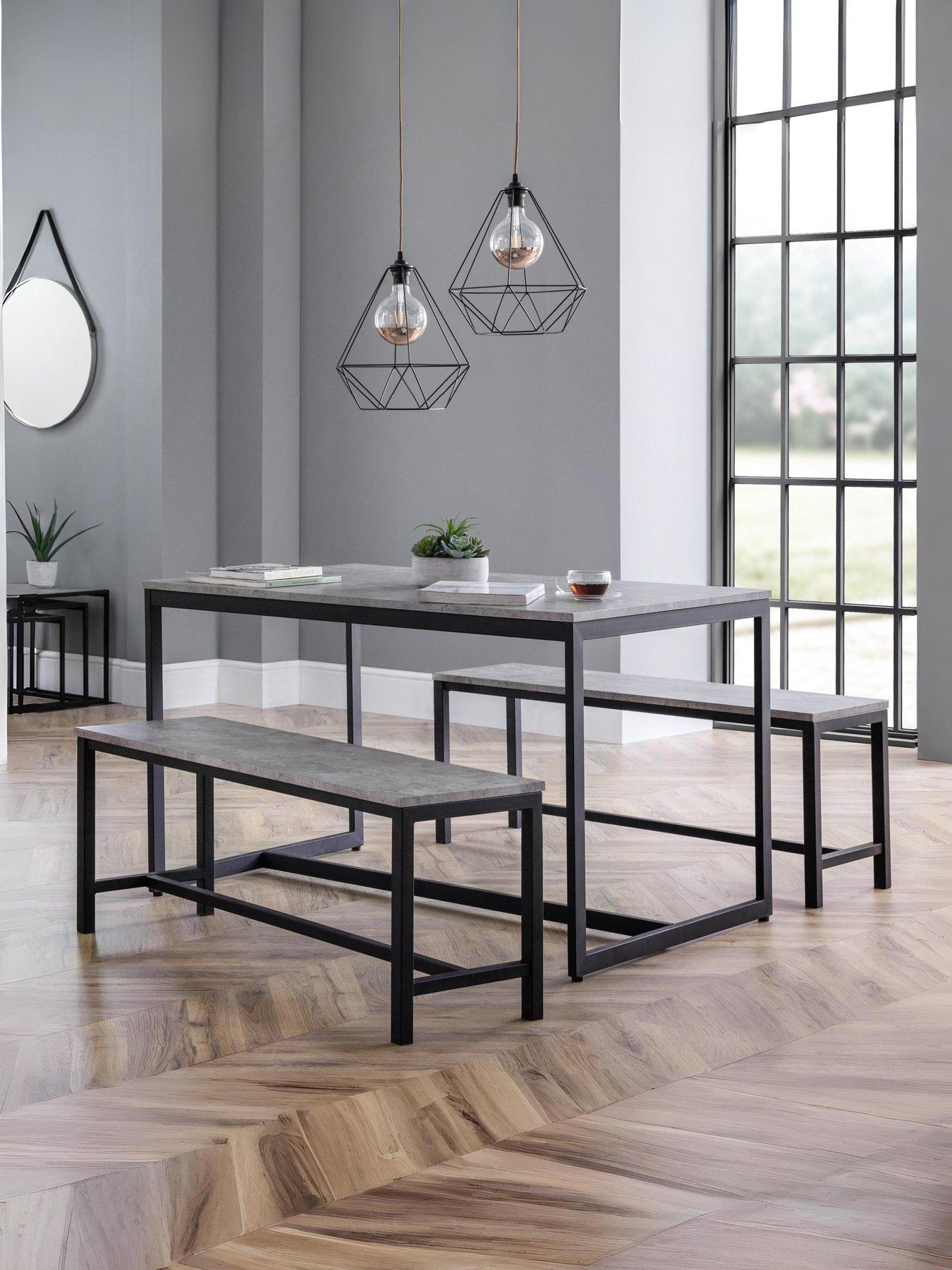 julian-bowen-staten-120-cm-dining-table-2-benches