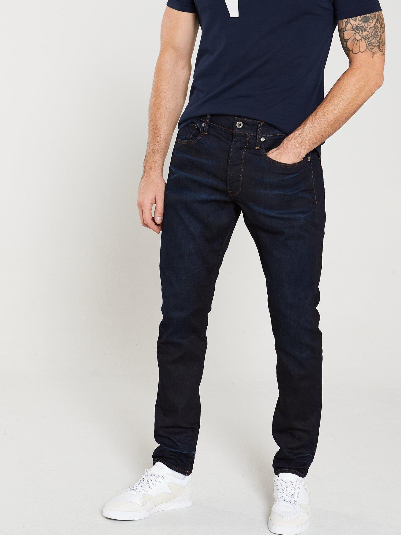 g-star-raw-3301-visor-tapered-fit-jeans-dark-aged-bluefront