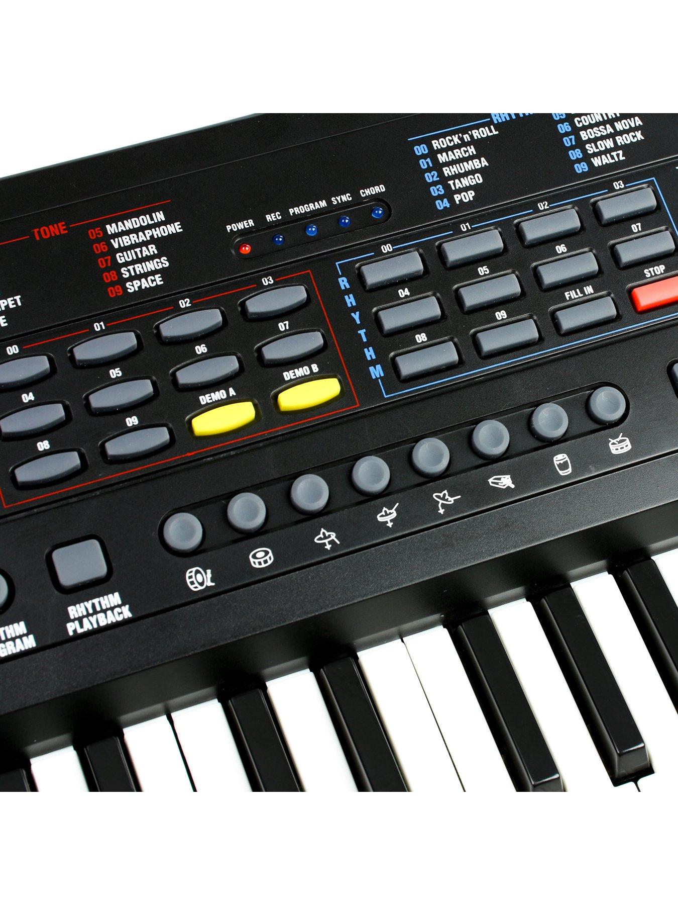 Image 4 of 7 of RockJam RJ549 RockJam 49-Key Portable Keyboard Piano with Sheet Music Stand &amp; Keynote Stickers