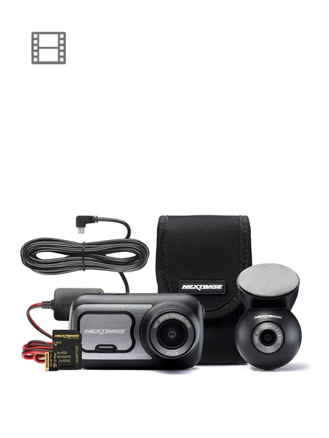 prod1088903829: 422 Dash Cam Exclusive Bundle with Rear Camera, 32GB Memory Card and Carry Case