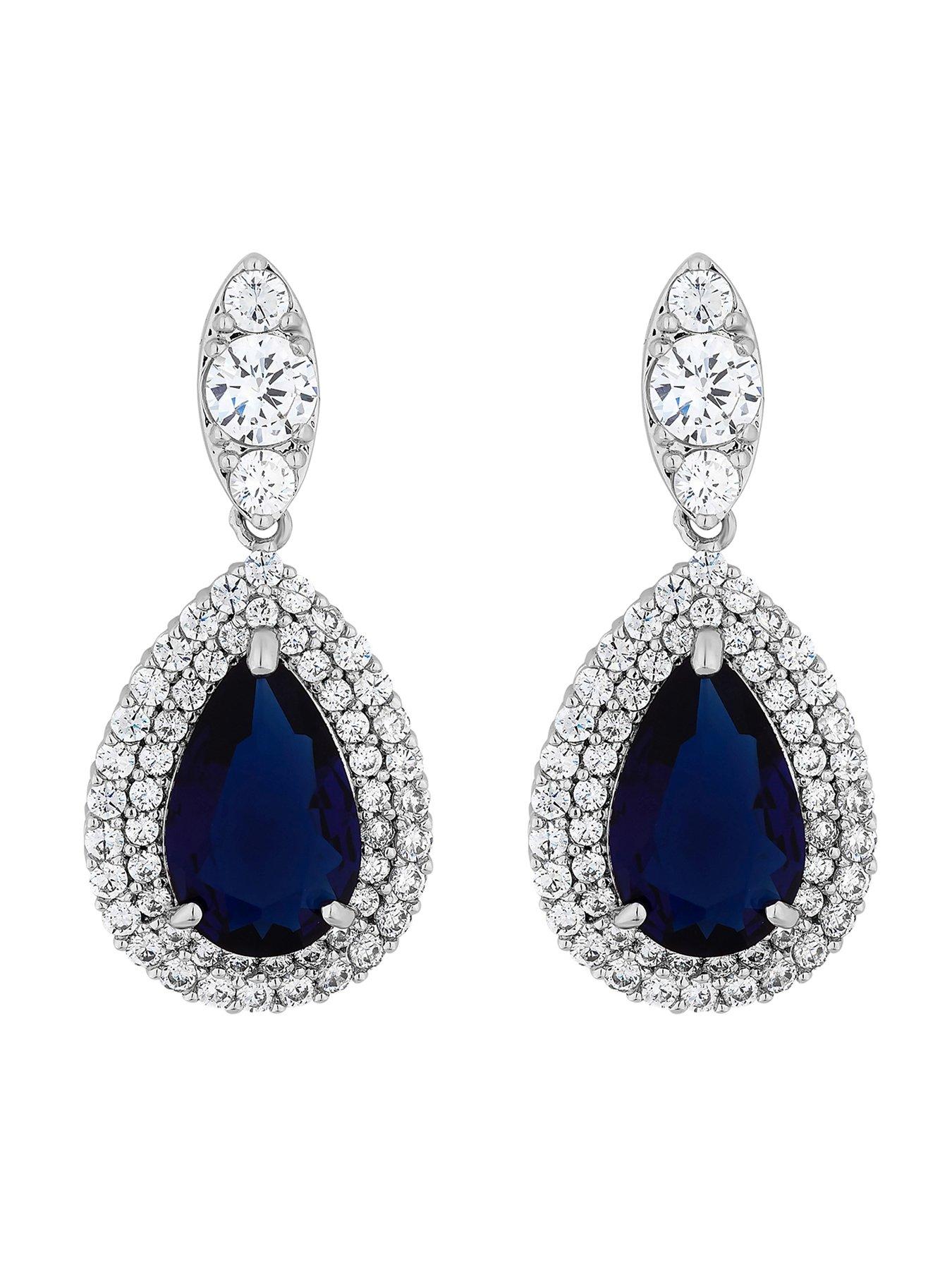 jon-richard-cubic-zirconia-baguette-navette-sapphire-pear-drop-earringback