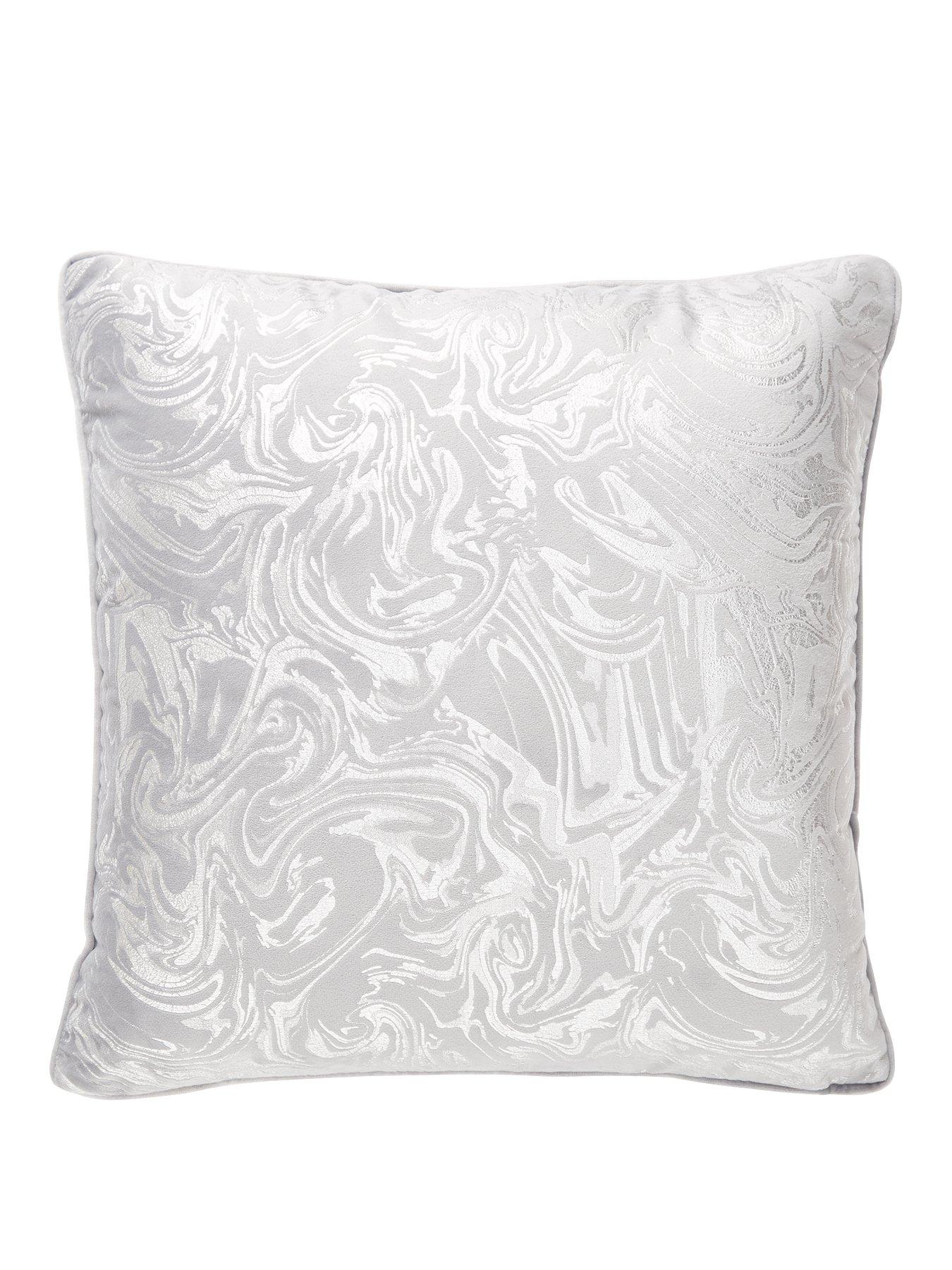 The Very Collection Alexis Marble Foil And Velvet Cushion