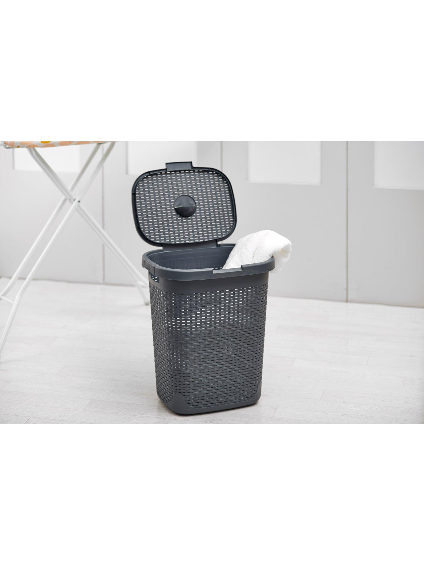 Image 3 of 3 of Addis 50-Litre Faux Rattan Utility Hamper