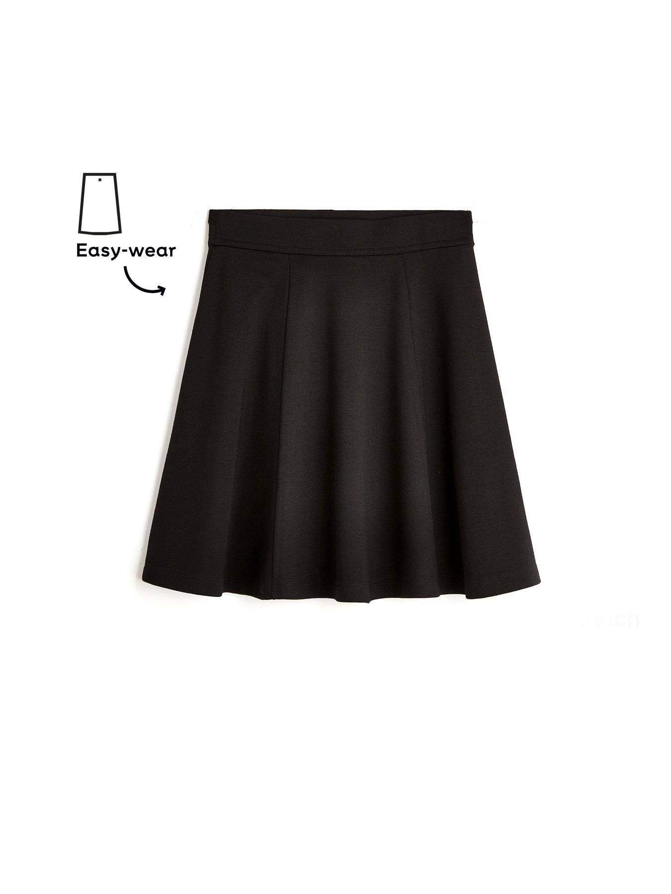 Jersey school skirt grey hotsell