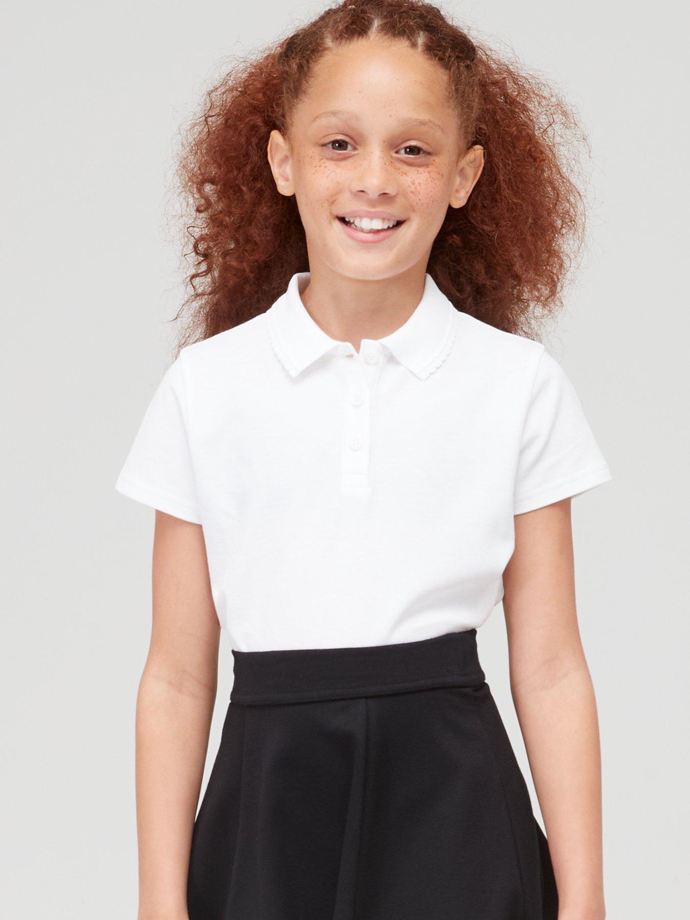 Girls school best sale polo shirts