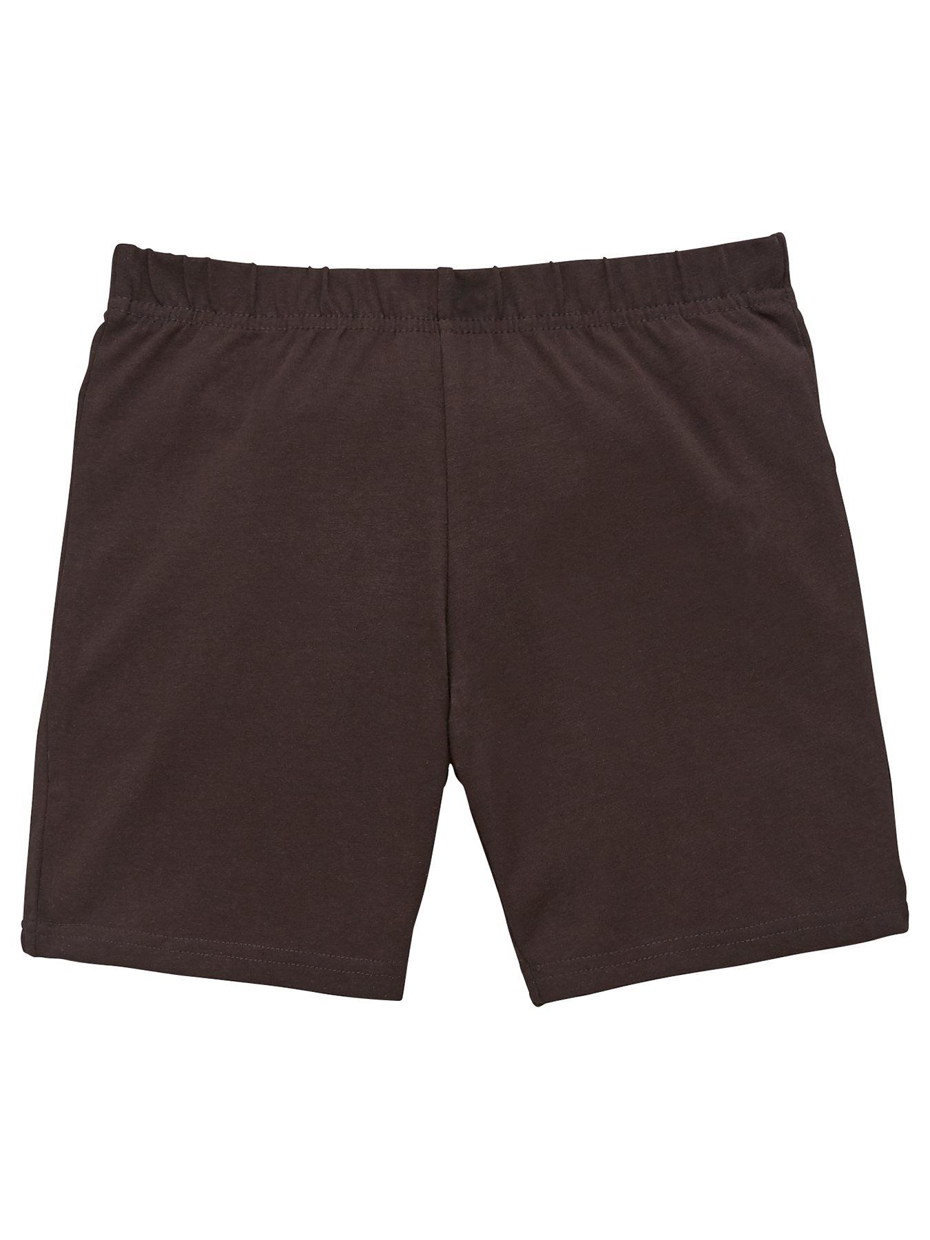 Image 3 of 6 of Everyday Girls 2 Pack School Cycling Shorts - Black