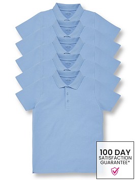 everyday-boys-5-pack-polo-school-tops-blue