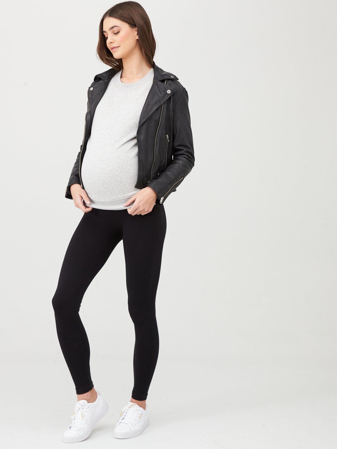 SPANX, Pants & Jumpsuits, Spanx Mama Faux Leather Leggings Maternity