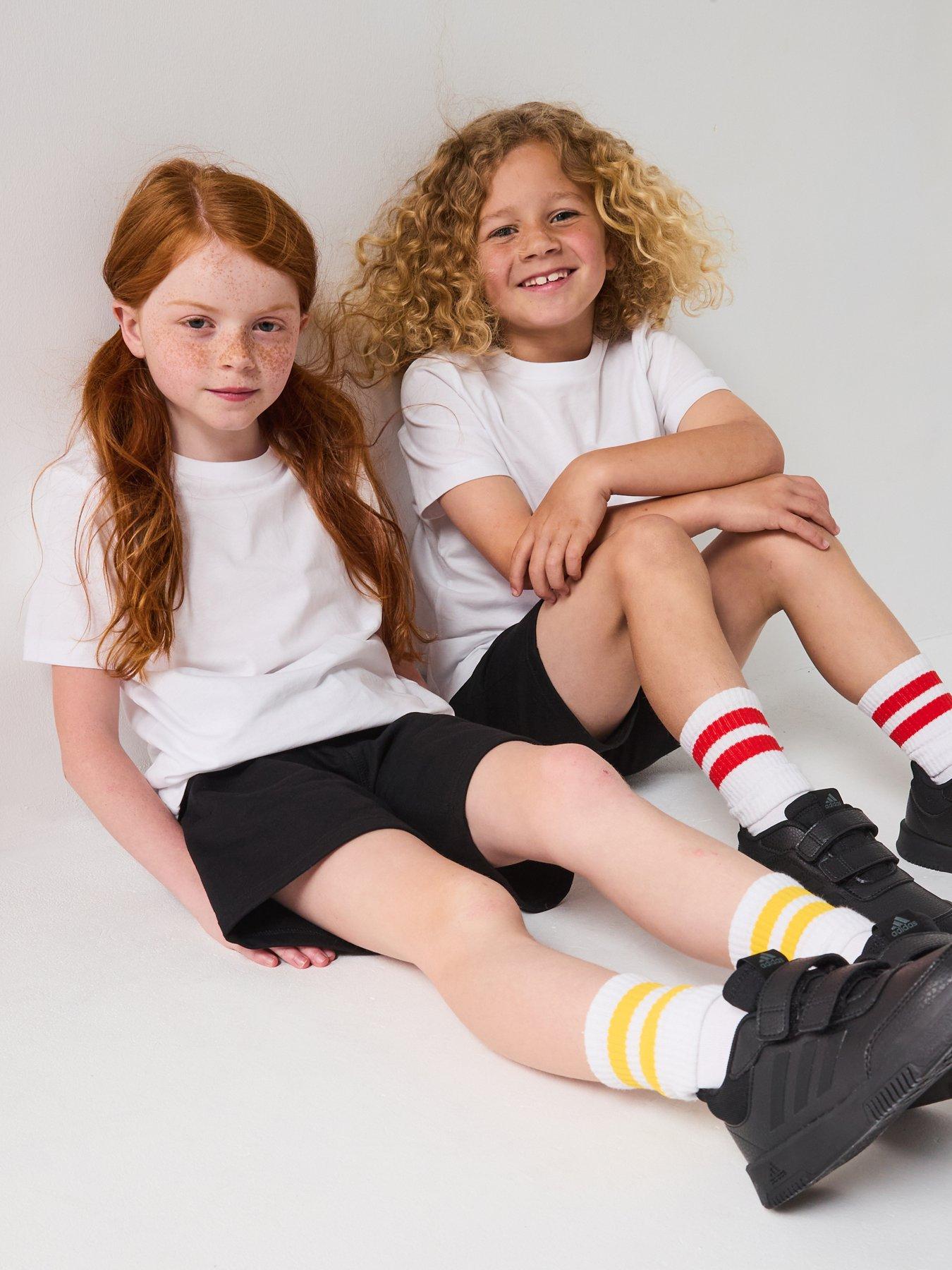 Image 6 of 6 of The Very Collection Unisex 3 Pack Crew Neck Cotton T-Shirts - White