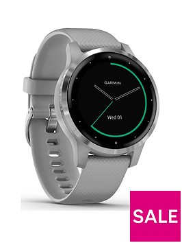 garmin-vivoactive-4s-smaller-sized-gps-smartwatch-features-music-body-energy-monitoring-animated-workouts-pulsenbspox-sensors-and-more-powder-graysilver