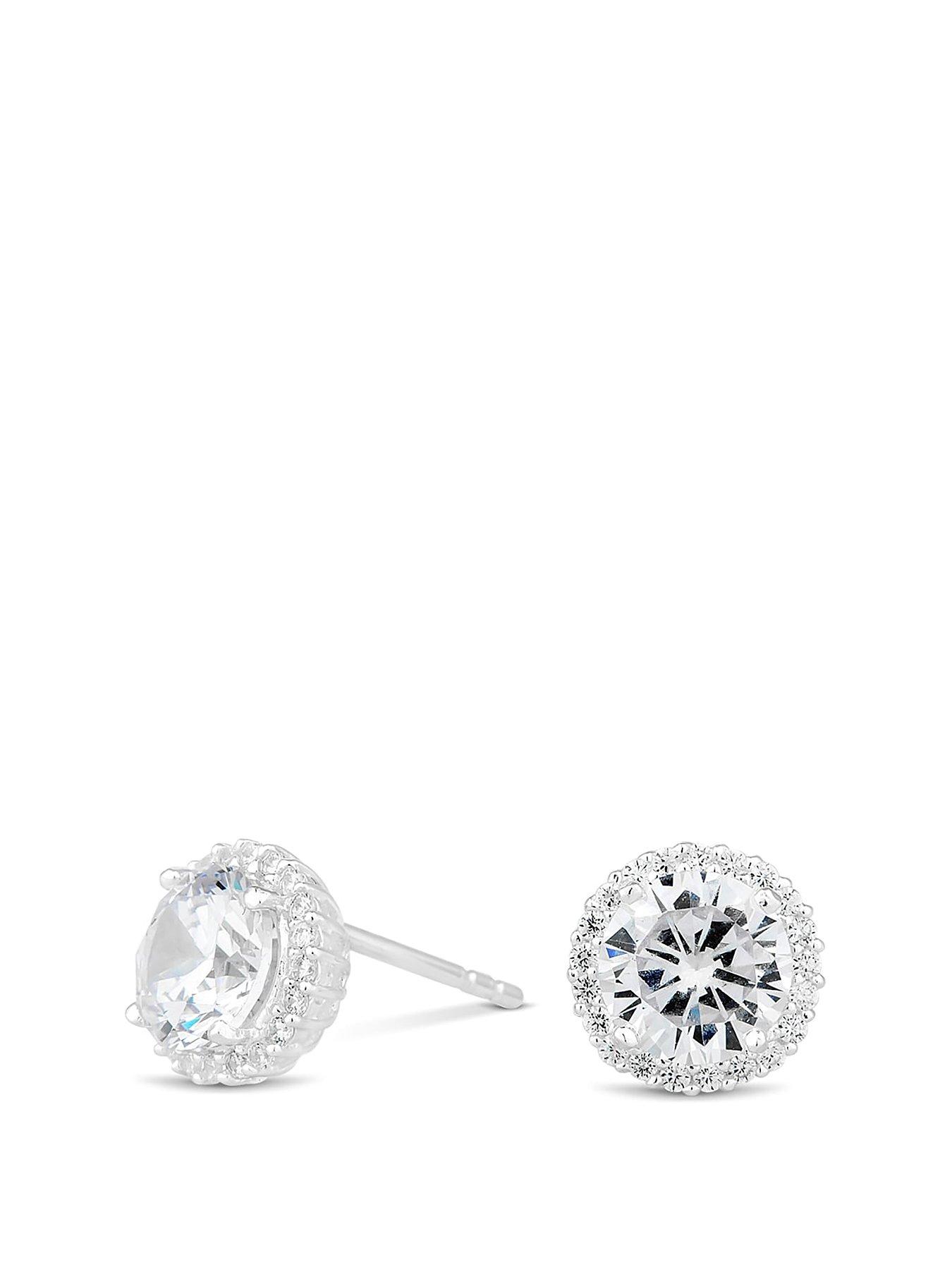 simply-silver-simply-silver-sterling-silver-925-with-cubic-zirconia-halo-stud-earrings