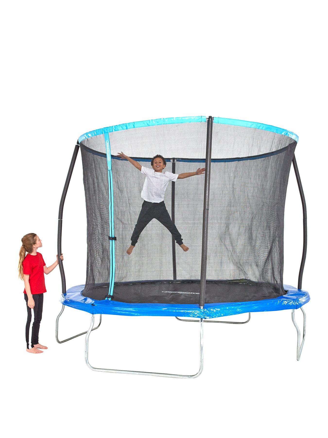 10ft trampoline shop with safety net