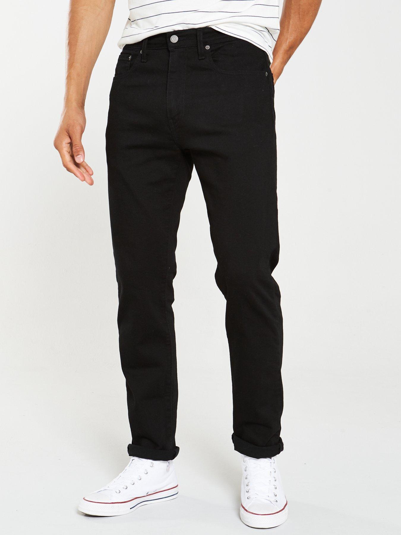 Levi's® 502™ TAPER - Jeans Tapered Fit - dark black/black denim 