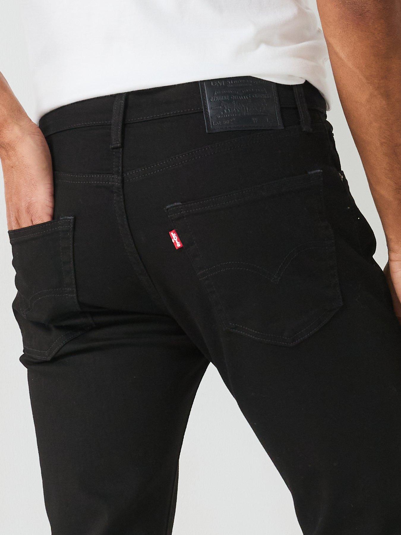 Image 4 of 4 of Levi's 502&trade; Tapered Fit Jeans - Nightshine - Black