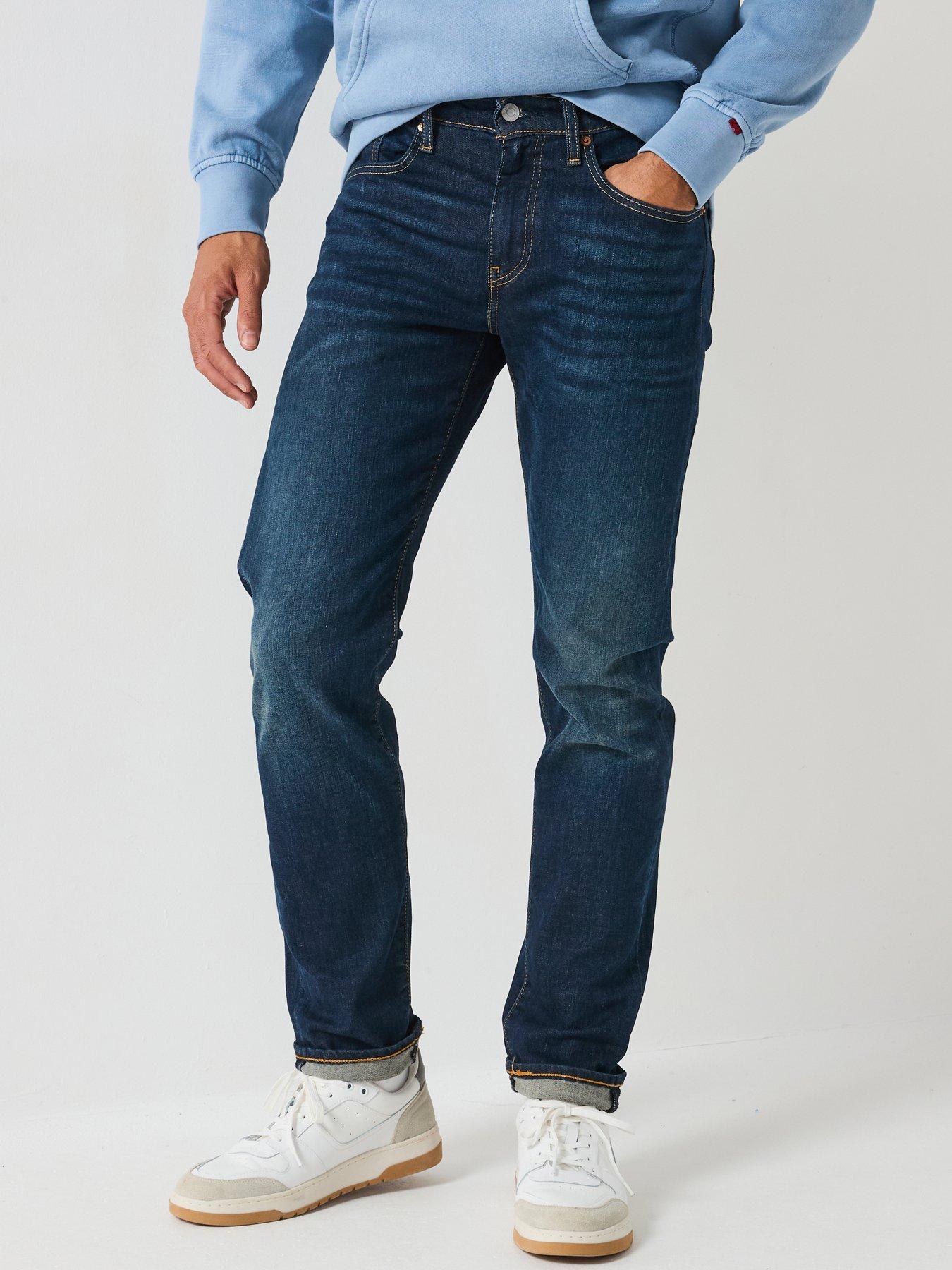 Image 1 of 4 of Levi's 502&trade; Tapered Fit Jeans - Biologia Adv - Dark Blue