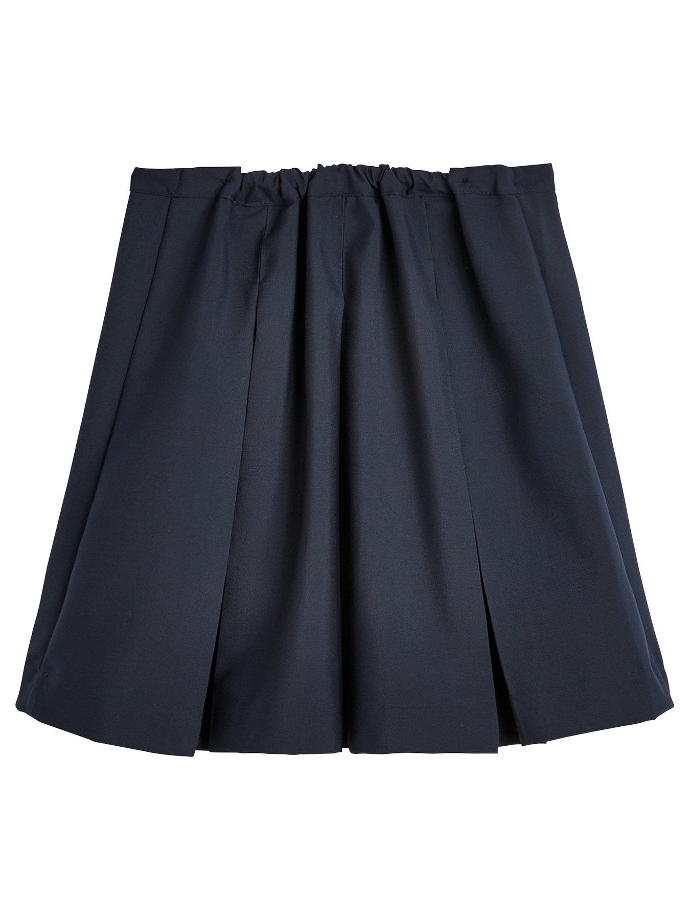 Plus size pleated uniform skirt best sale