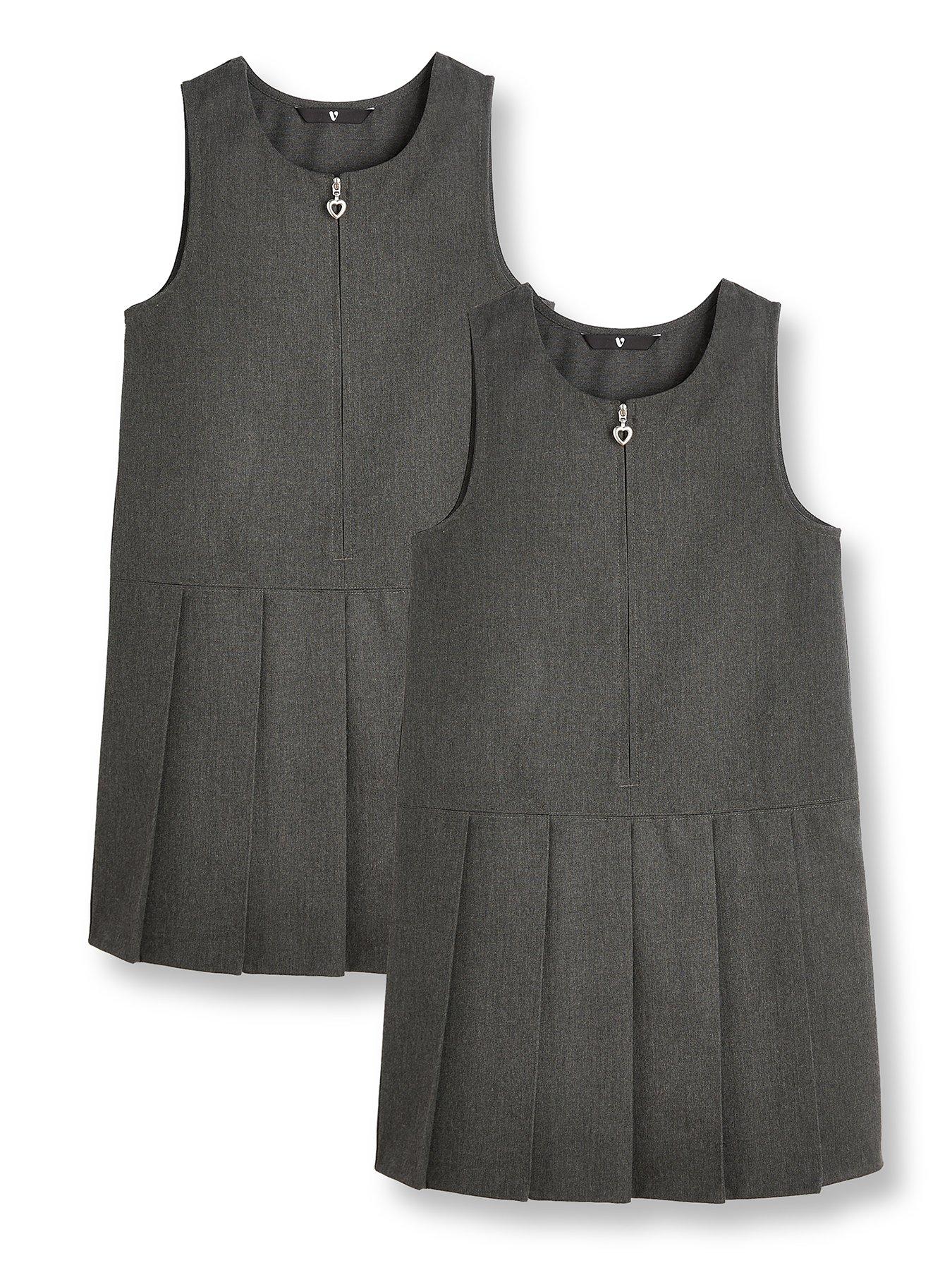 everyday-girls-2-pack-pleat-pinaforenbspschool-dressesnbsp--greystillFront