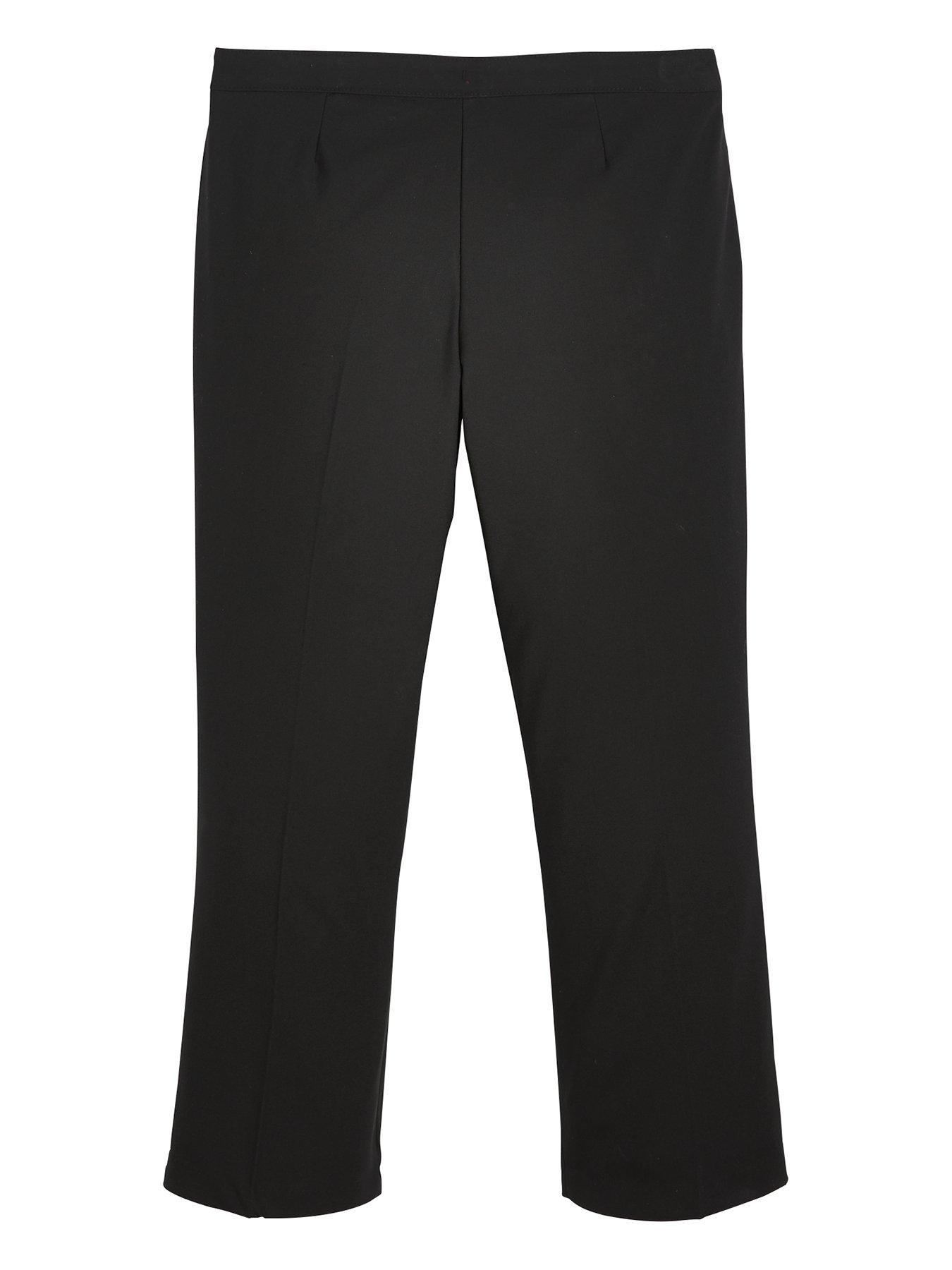 Image 3 of 6 of The Very Collection Girls 2 Pack Woven School Trouser Plus Size&nbsp;- Black