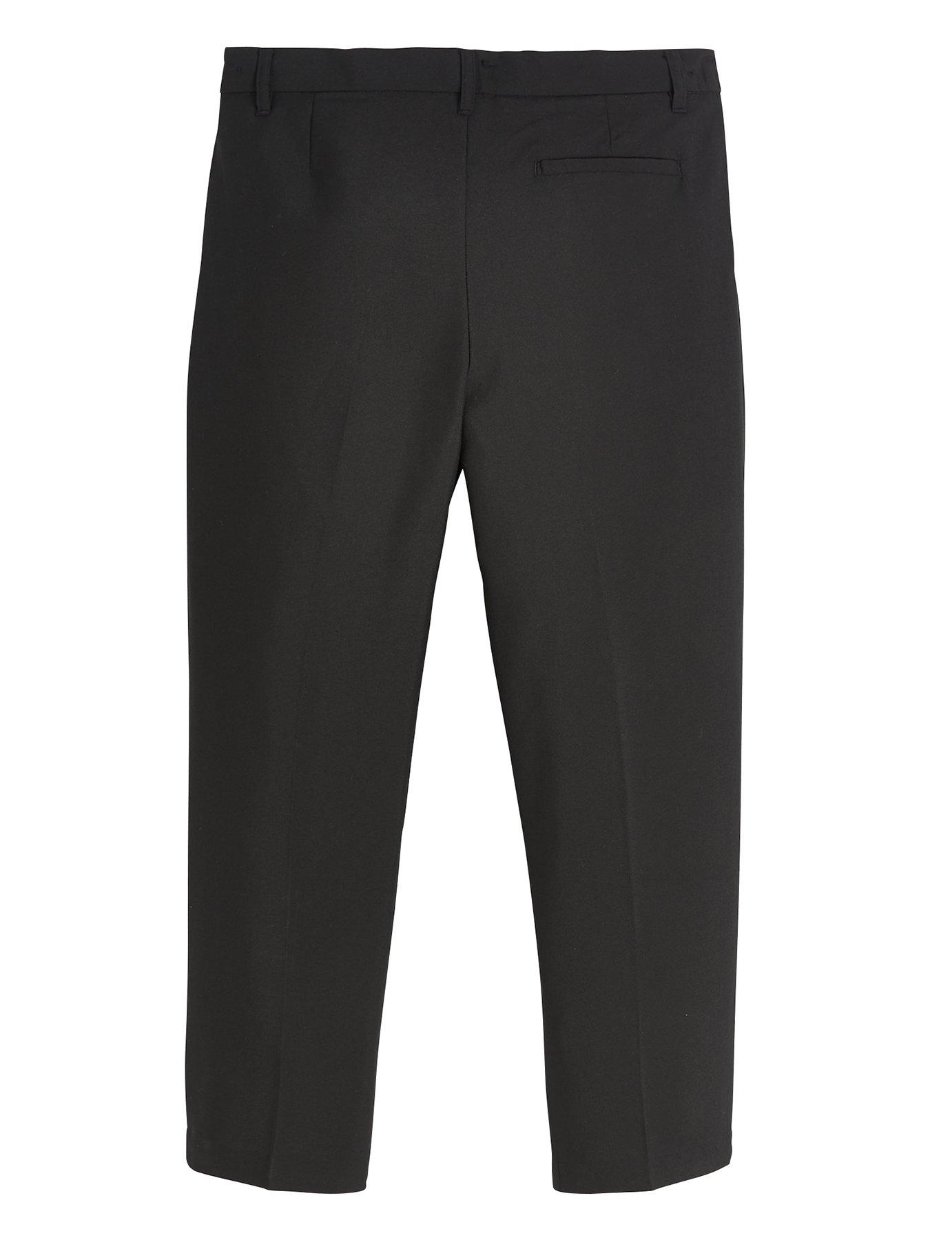 Image 3 of 6 of V by Very Boys Two Pack&nbsp;Regular Leg&nbsp;School Trousers Plus Size&nbsp;- Black