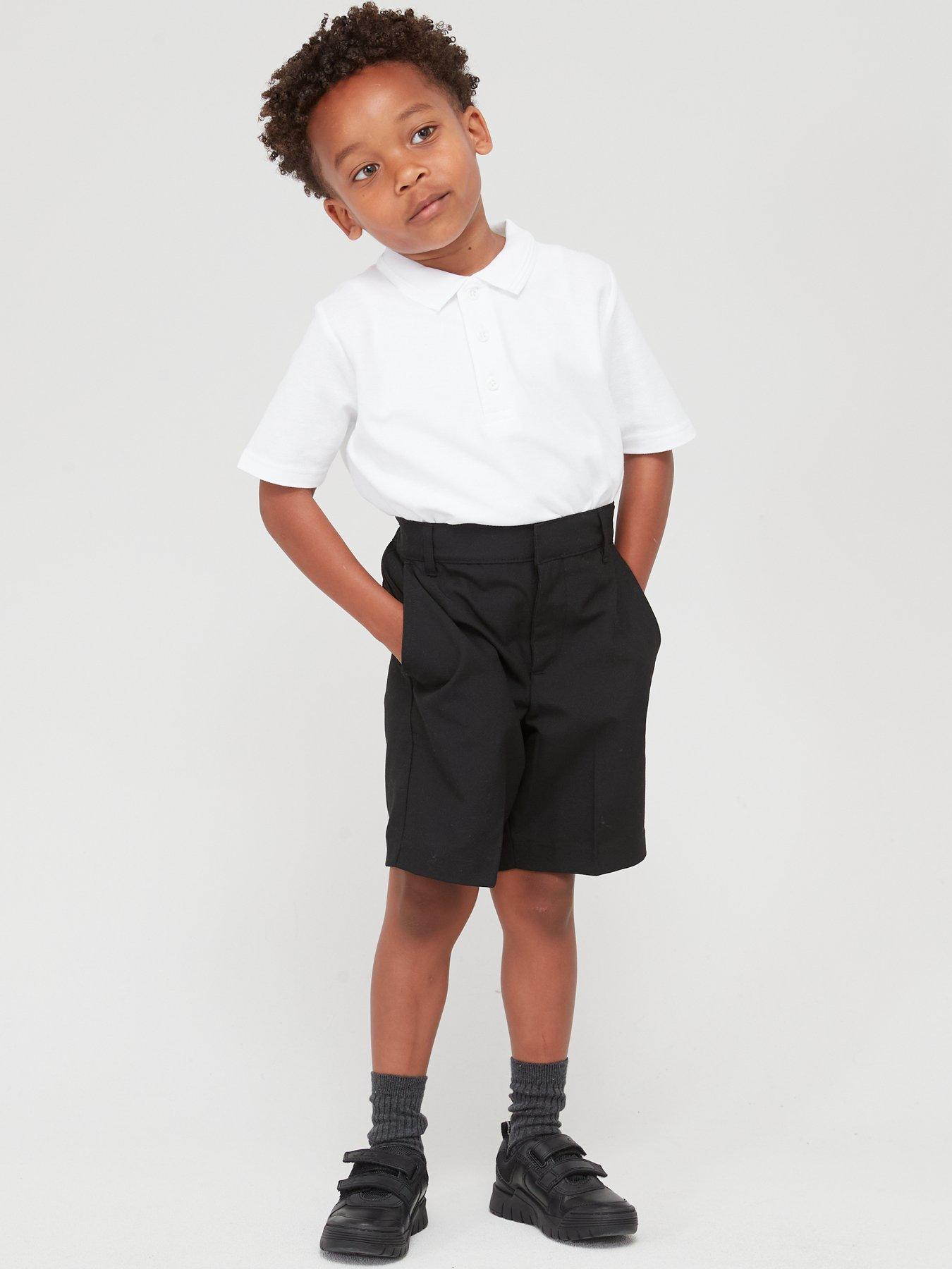 Boys plus store fit school shorts