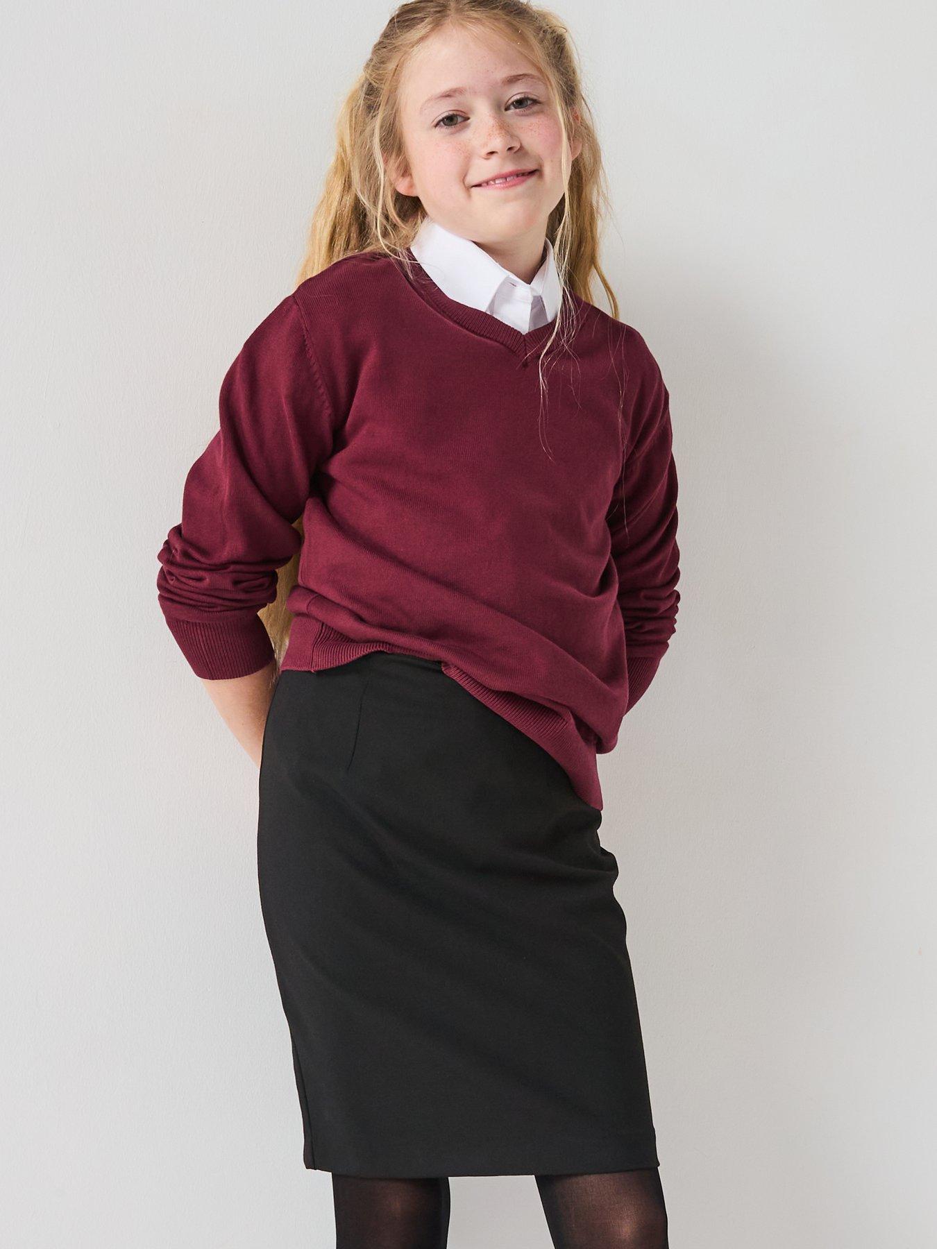 Tube Skirt Black Pencil Skirt Age 12 The Very Collection Girls