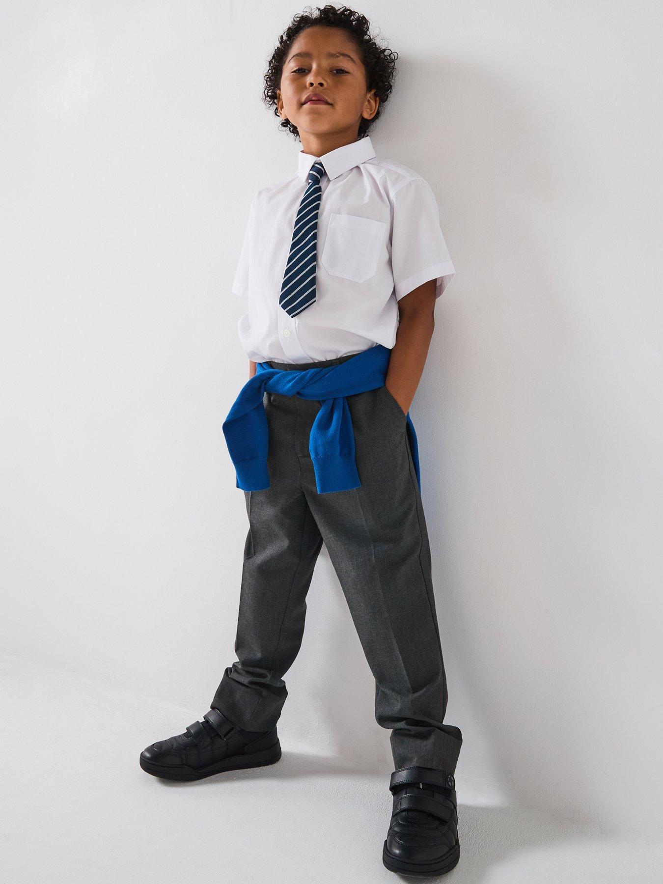 the-very-collection-boys-2-pack-regular-leg-school-trousers-grey