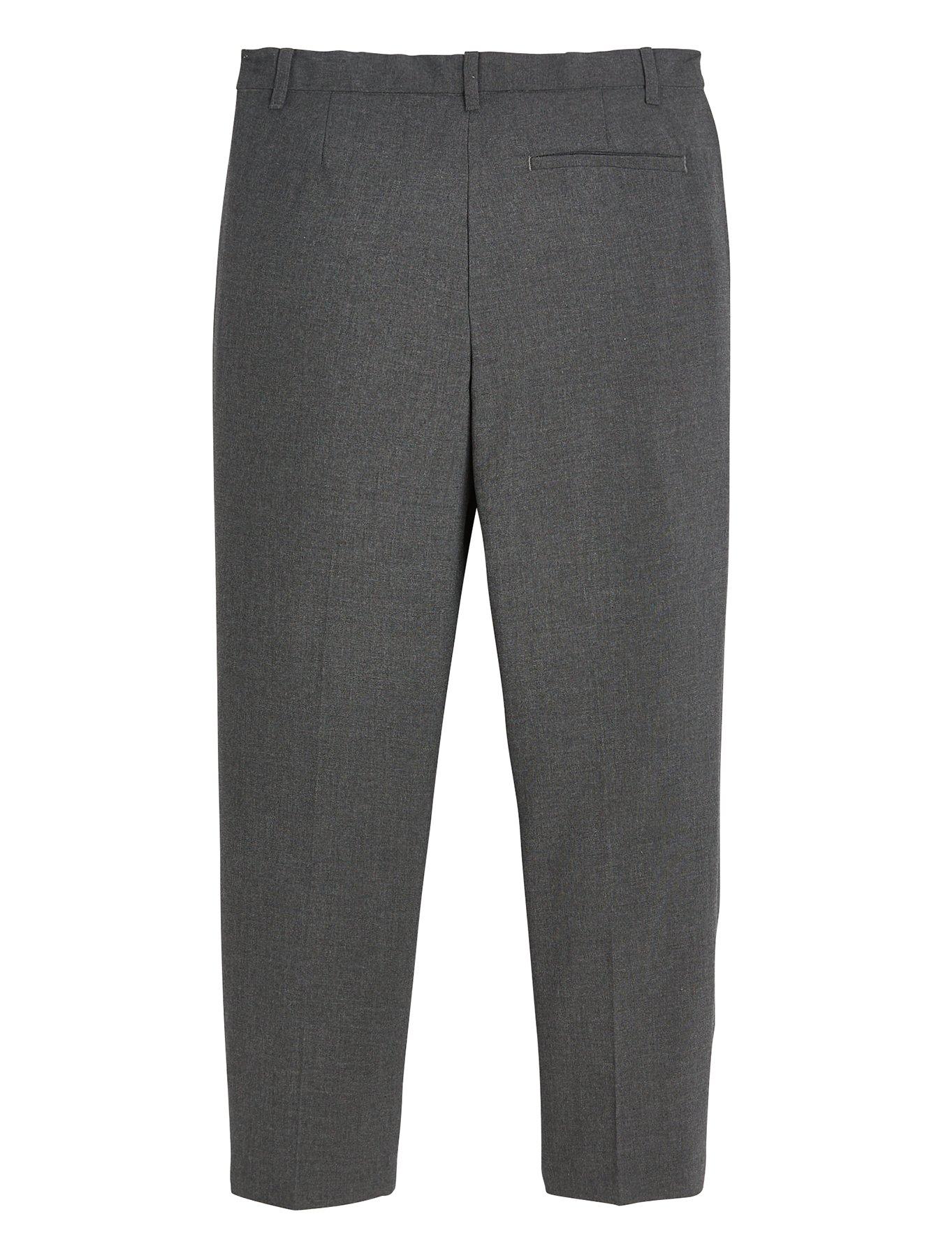 Image 3 of 6 of V by Very Boys 2 Pack Regular Leg School Trousers - Grey