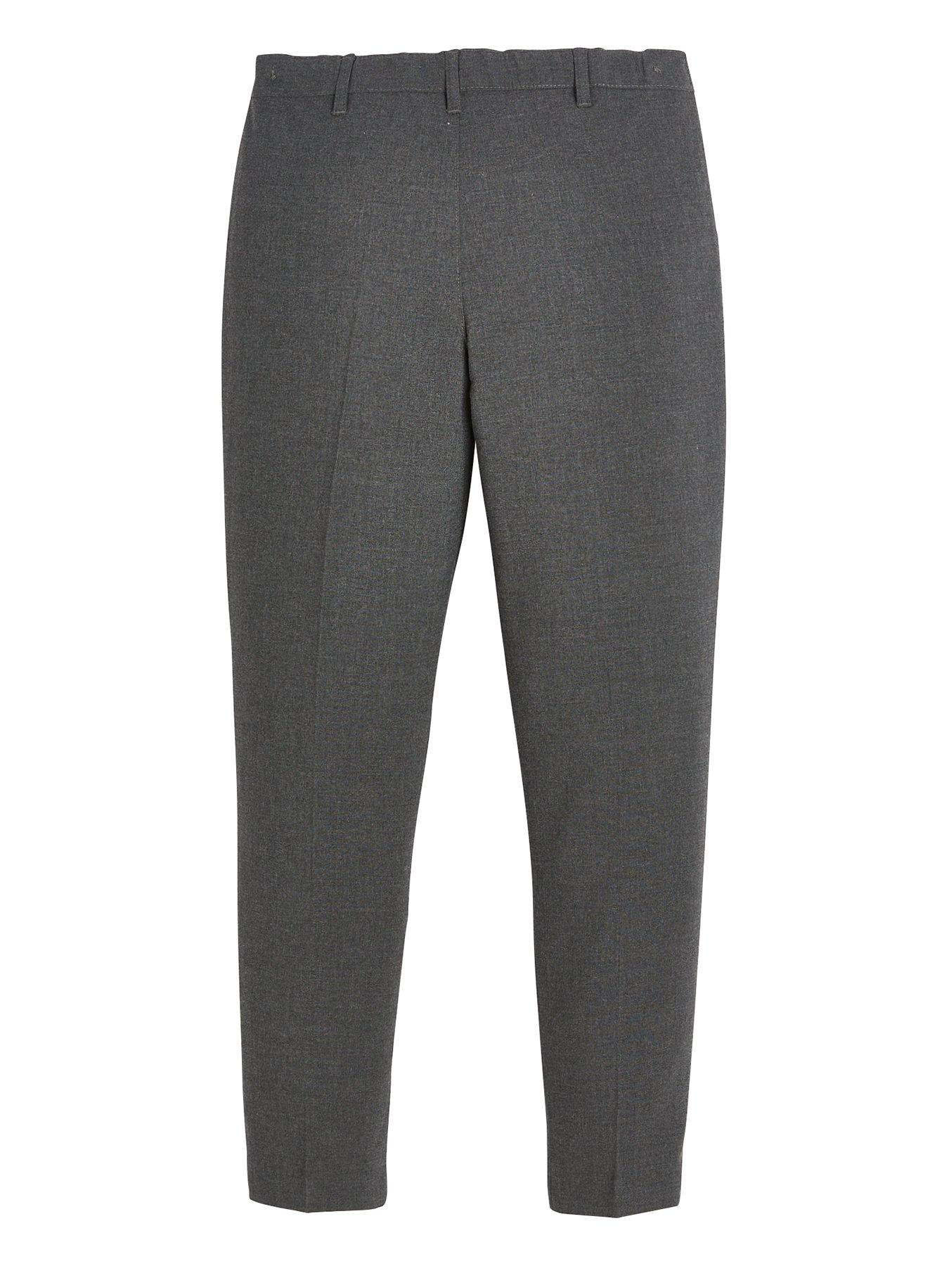 Image 3 of 6 of Everyday Boys 2 Pack&nbsp;Skinny Fit School Trousers - Grey