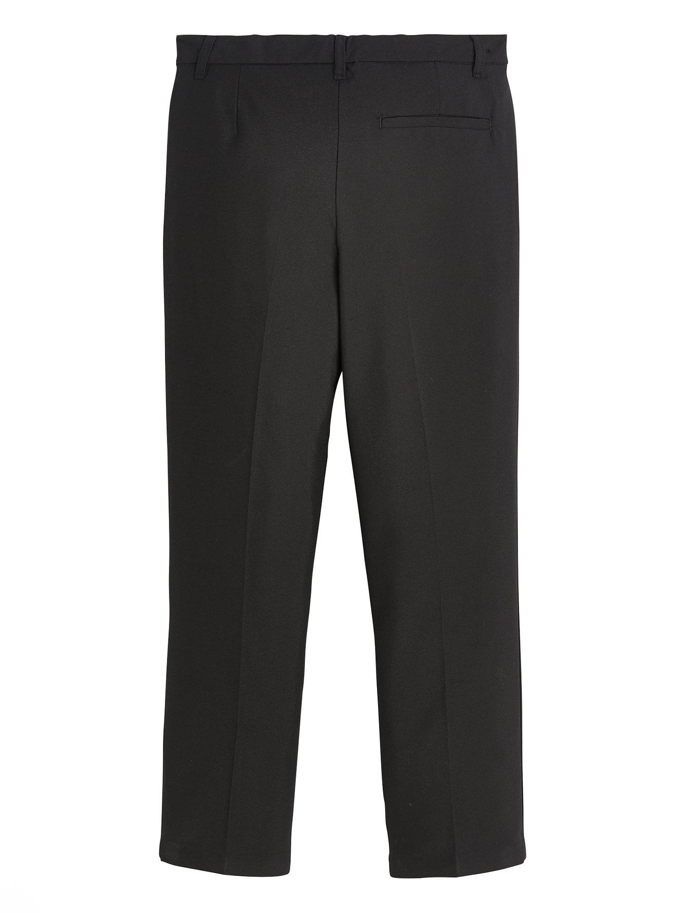 Image 3 of 7 of V by Very Boys 2 Pack Regular Leg School Trousers - Black