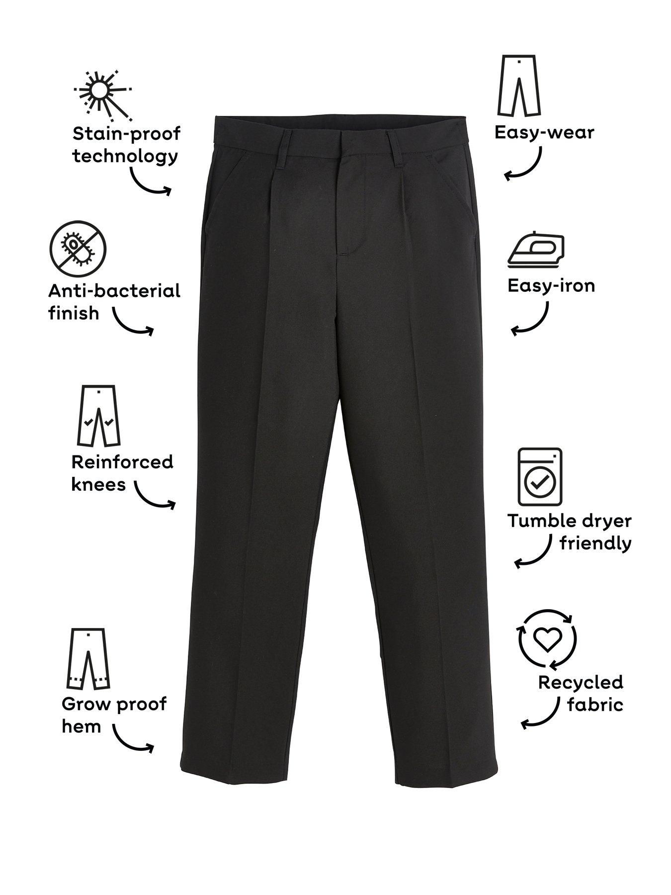 the-very-collection-boys-2-pack-regular-leg-school-trousers-blackoutfit
