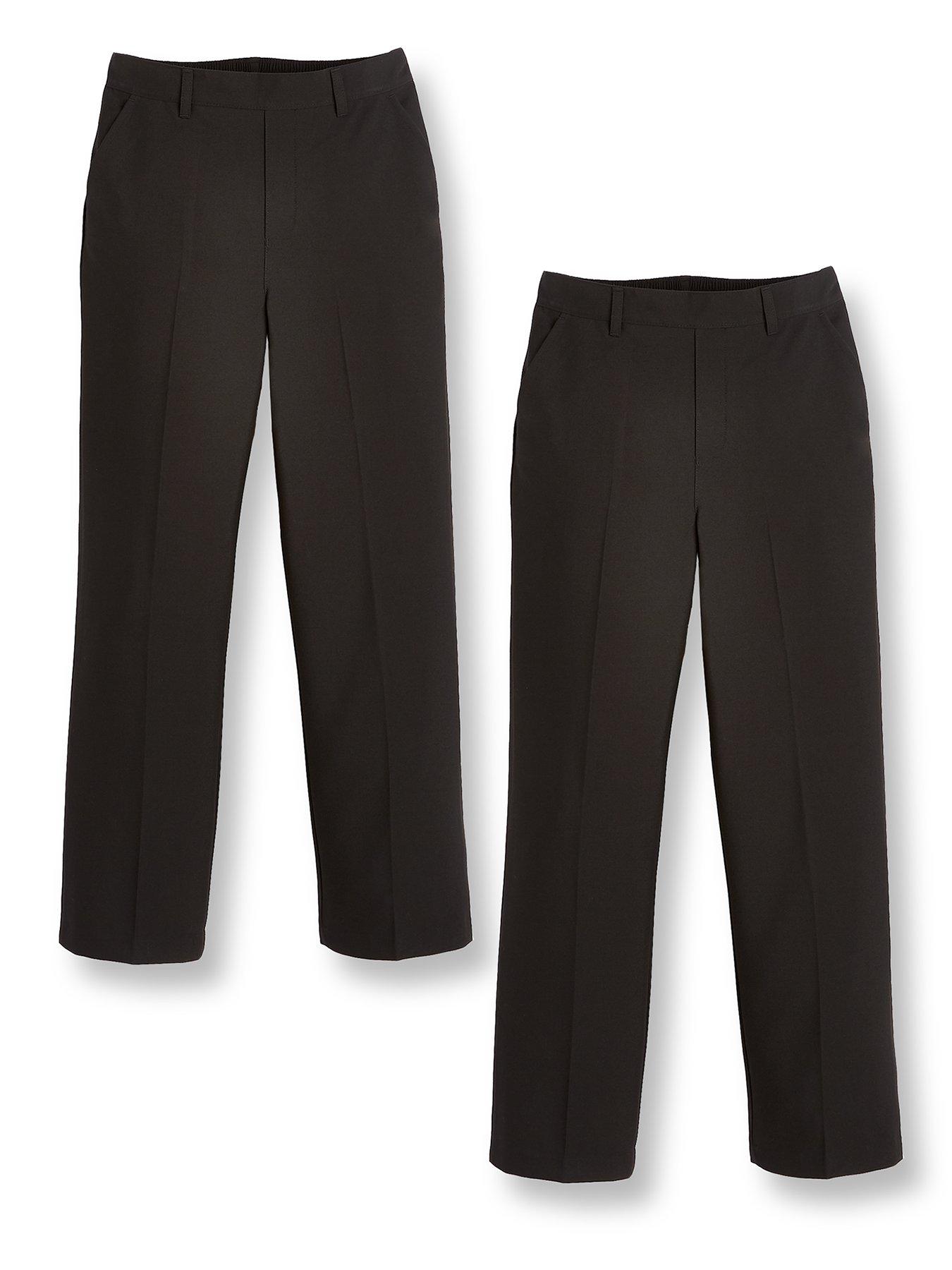 Girls Grey Jersey Flared Trousers | New Look