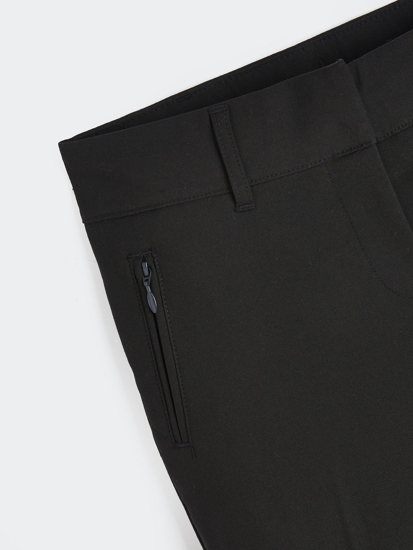 Image 5 of 6 of The Very Collection Girls 2 Pack Easy-Iron Stretch Skinny Fit School Trousers - Black