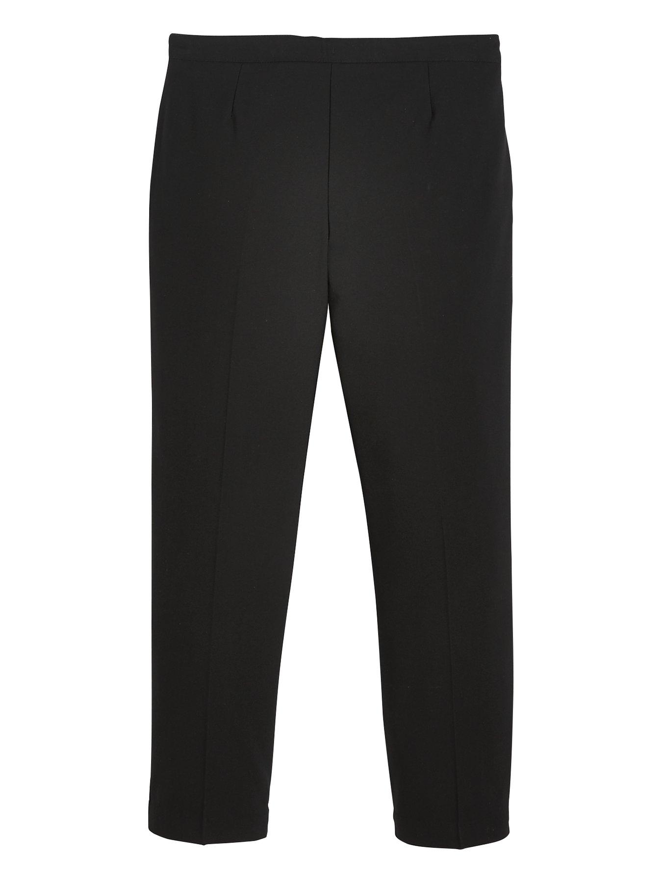 Image 2 of 4 of V by Very Girls 2 Pack Woven School Trouser Regular Fit&nbsp;- Black