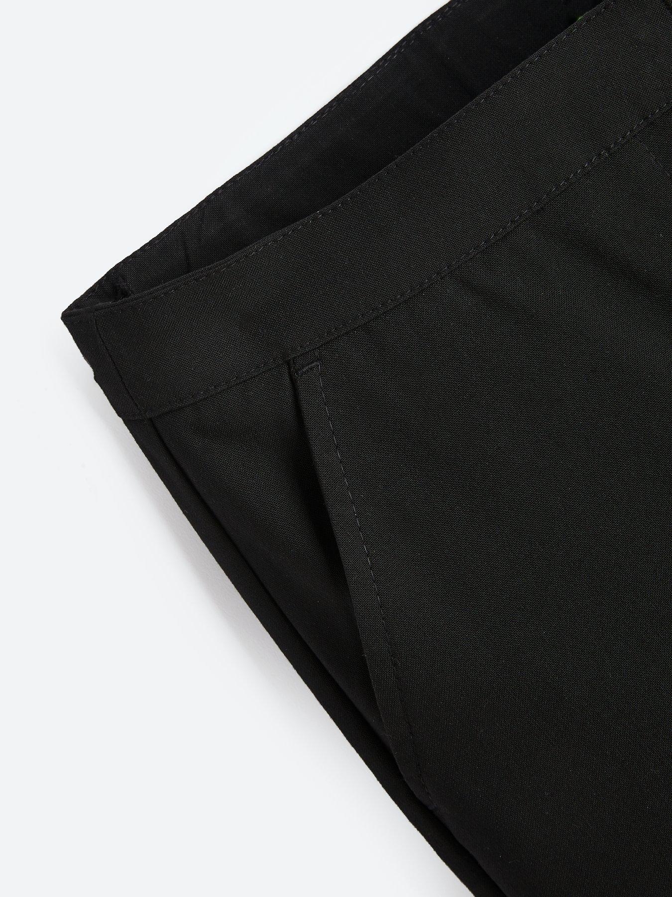 Image 4 of 4 of V by Very Girls 2 Pack Woven School Trouser Regular Fit&nbsp;- Black