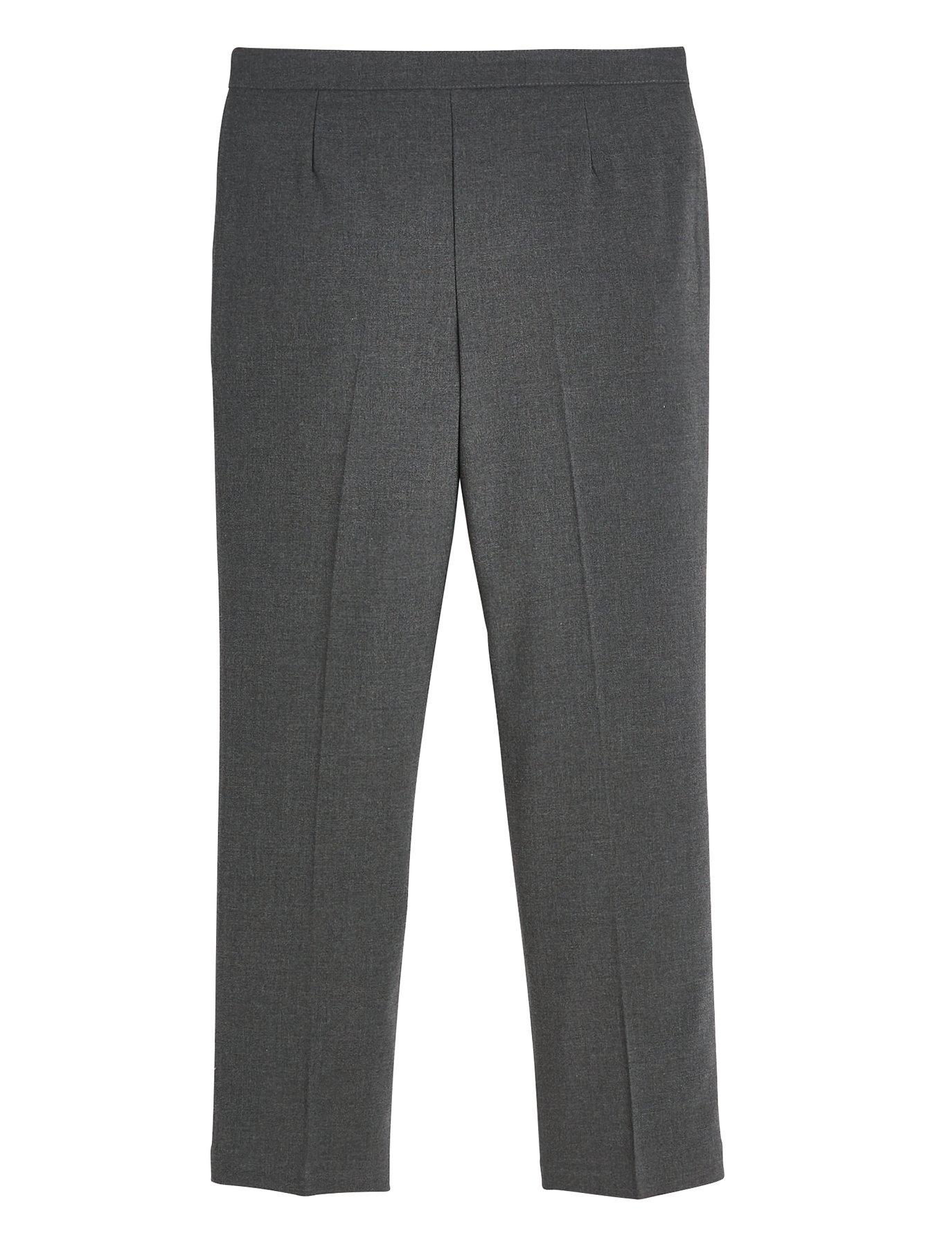 Image 3 of 7 of V by Very Girls 2 Pack Woven School Trouser Regular Fit - Grey