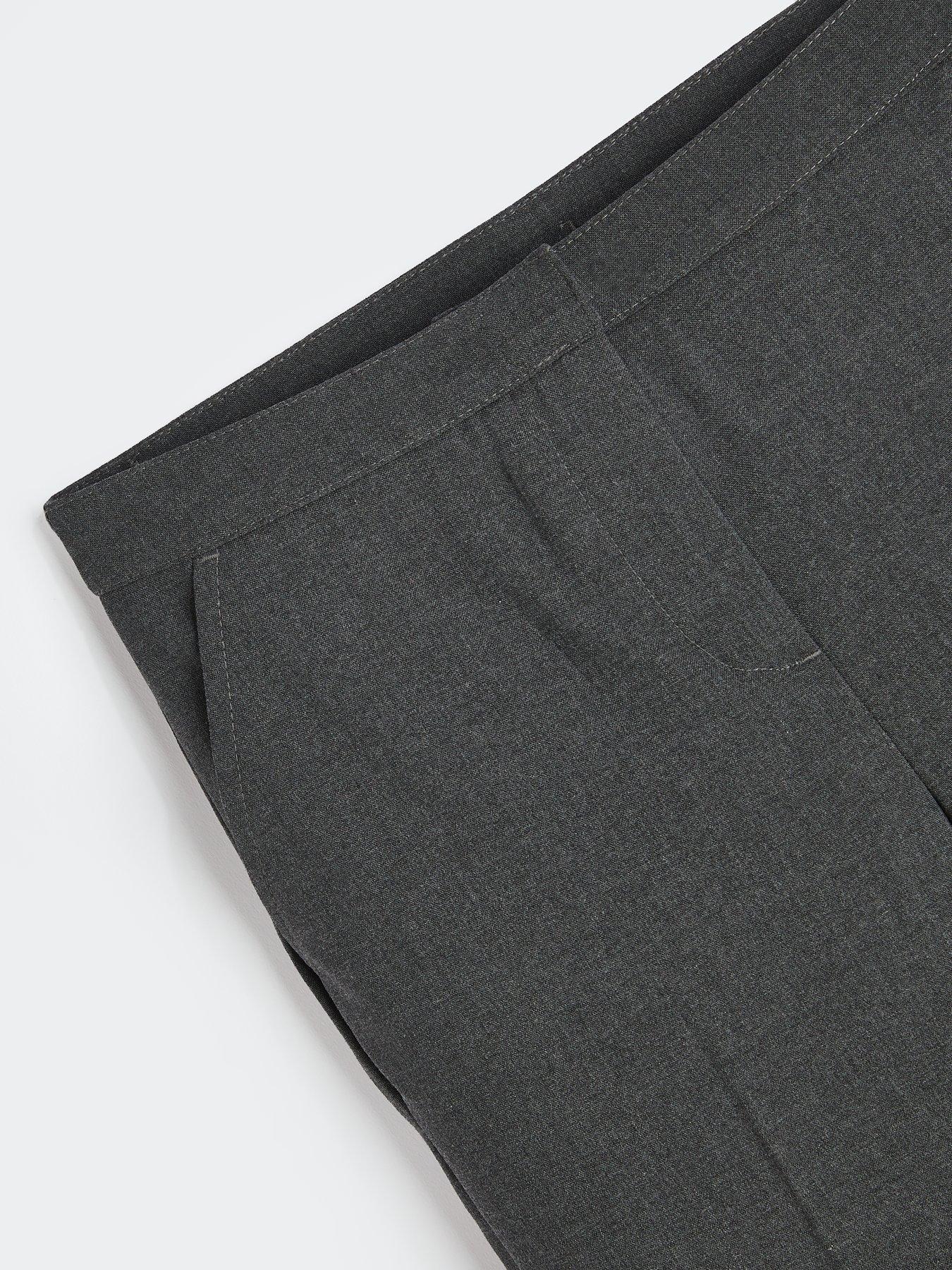 Image 5 of 7 of V by Very Girls 2 Pack Woven School Trouser Regular Fit - Grey