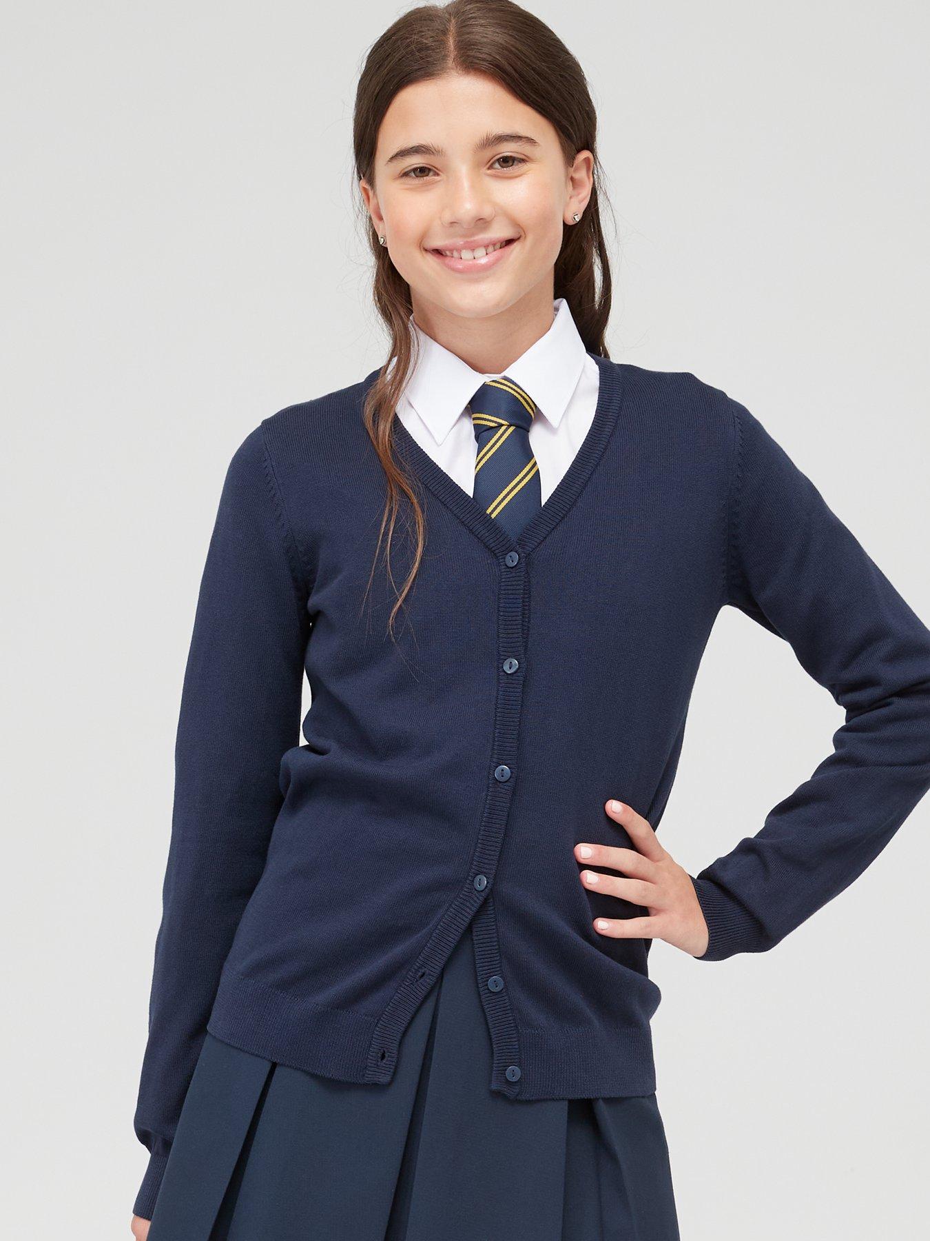 Royal blue school sweatshirt cardigan sale