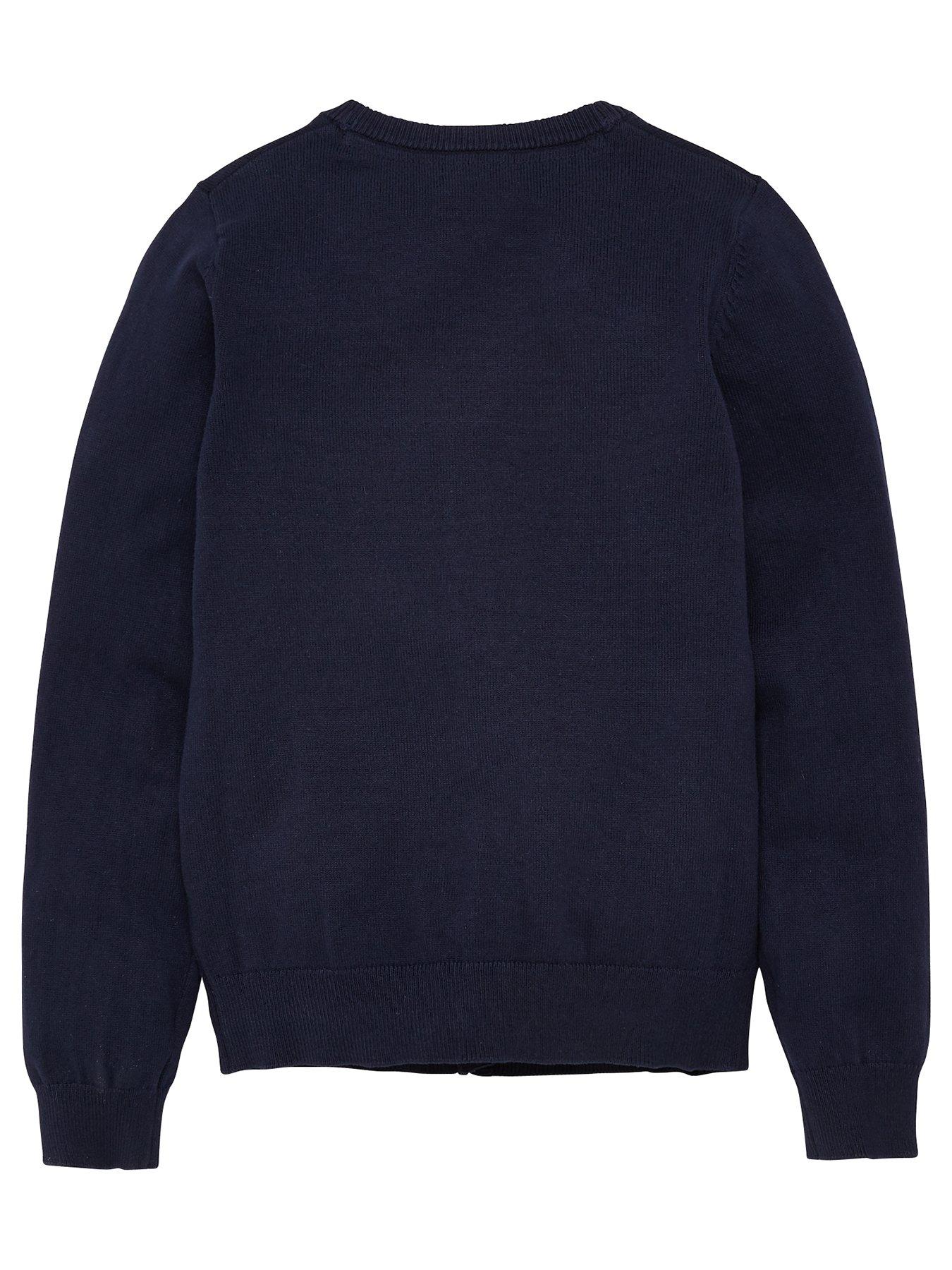 Image 3 of 6 of Everyday Girls 2 Pack School Cardigans - Navy