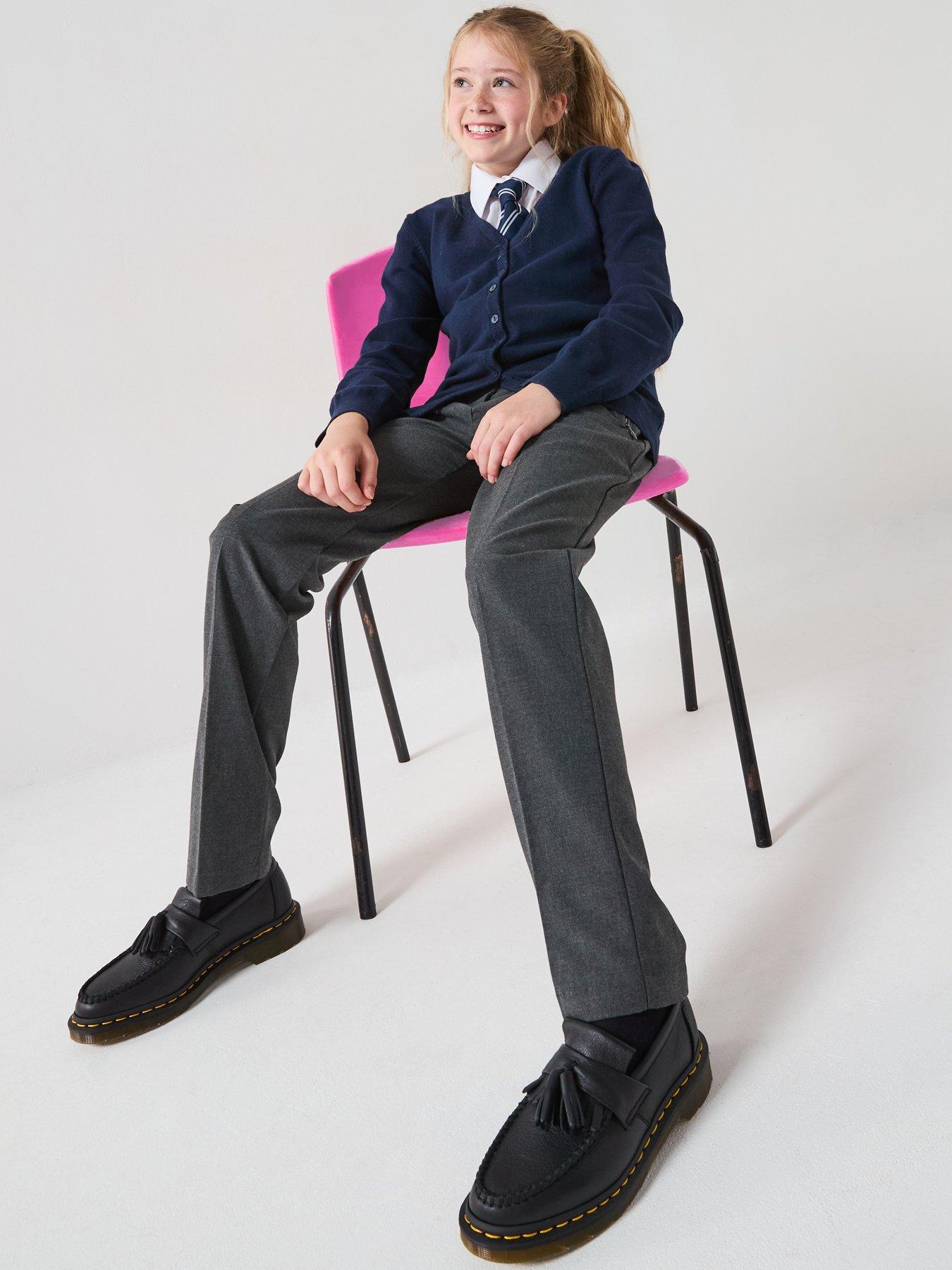 Image 6 of 6 of Everyday Girls 2 Pack School Cardigans - Navy
