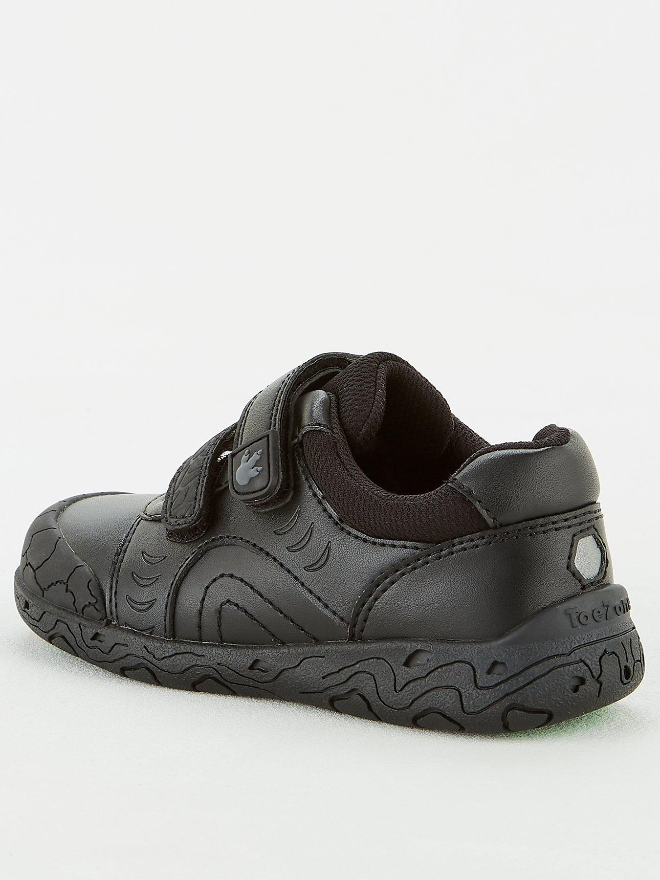 Image 2 of 6 of The Very Collection Toezone Younger Boys Dinosaur Leather School Shoe