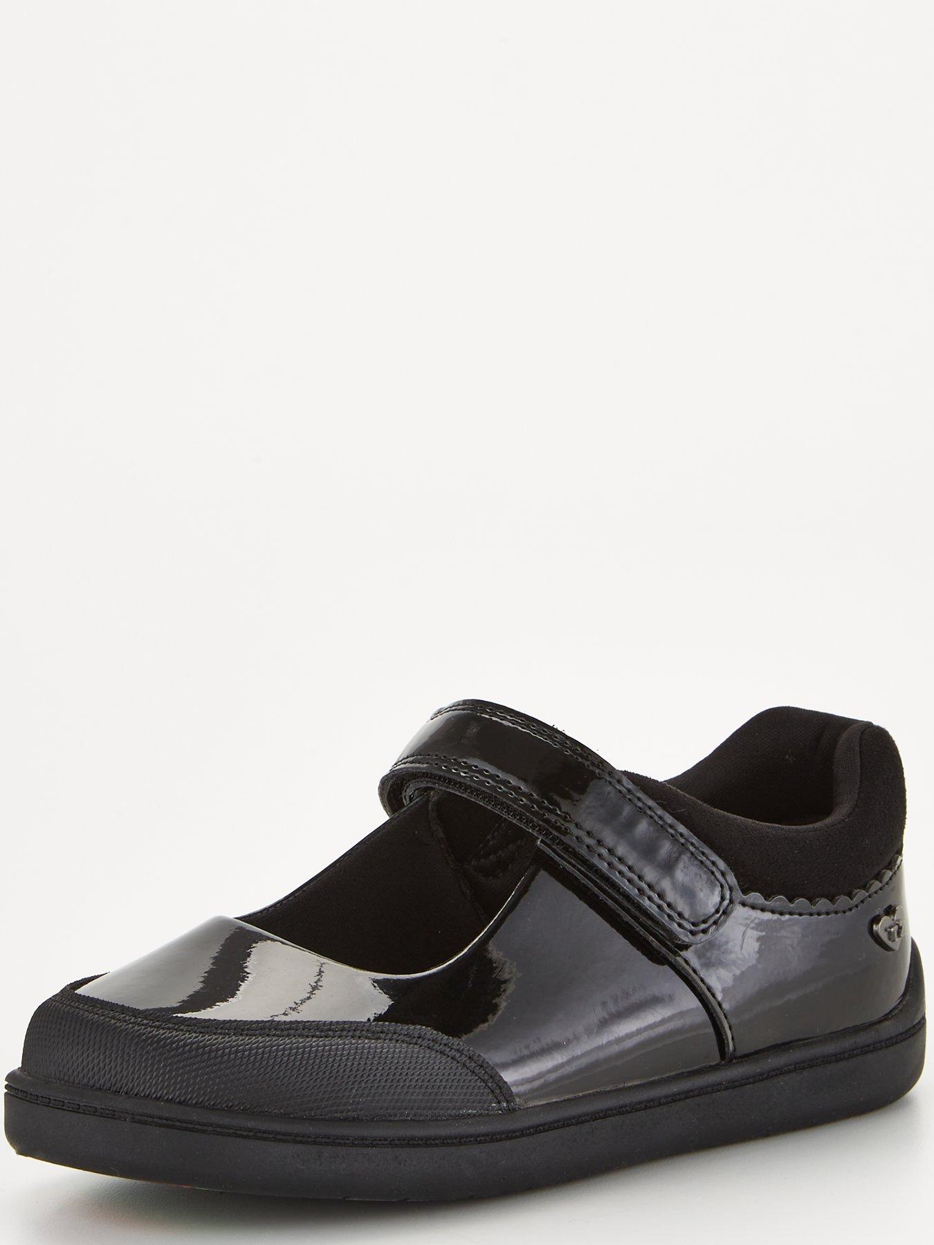 Image 2 of 6 of Everyday ToeZone Younger Kids Patent Leather Mary Jane School Shoe - Black&nbsp;Standard Fit
