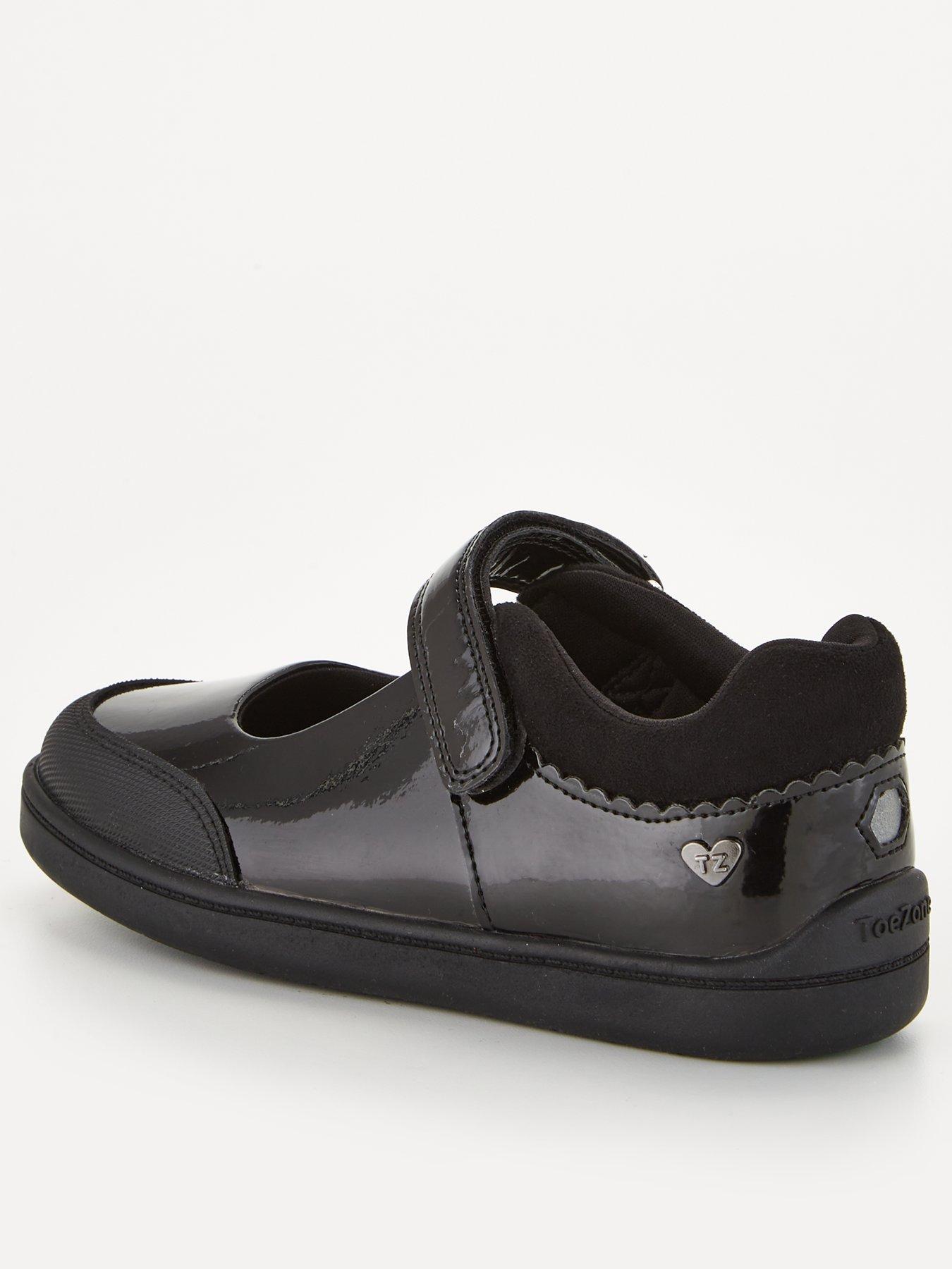 Image 3 of 6 of Everyday ToeZone Younger Kids Patent Leather Mary Jane School Shoe - Black&nbsp;Standard Fit